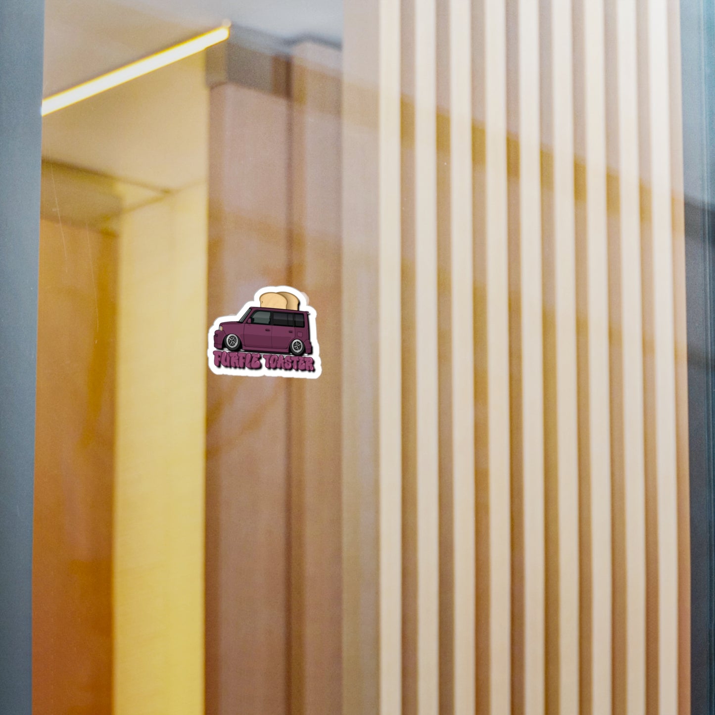 Purple Toaster Vinyl Decals