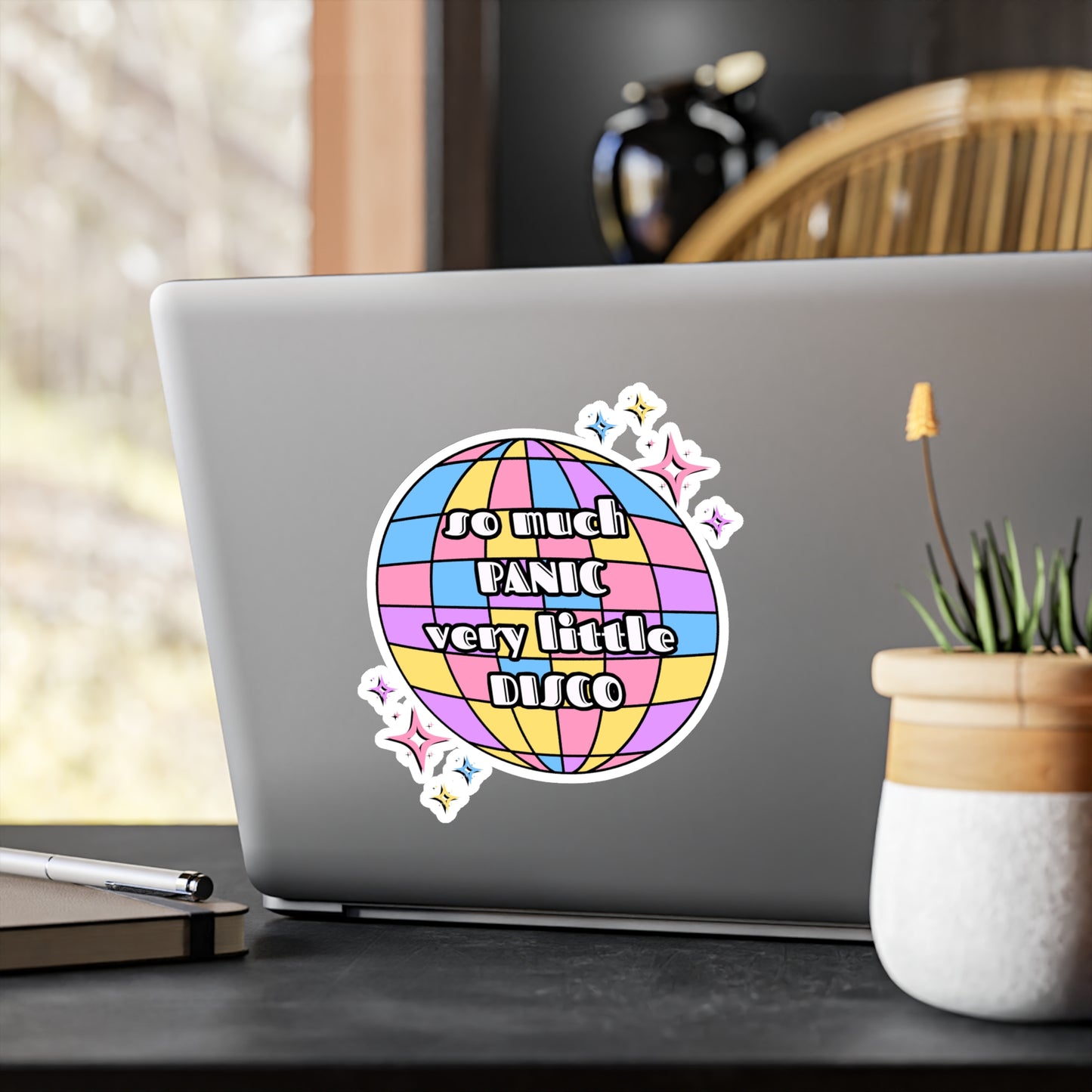 So Much Panic, Very Little Disco Vinyl Decal