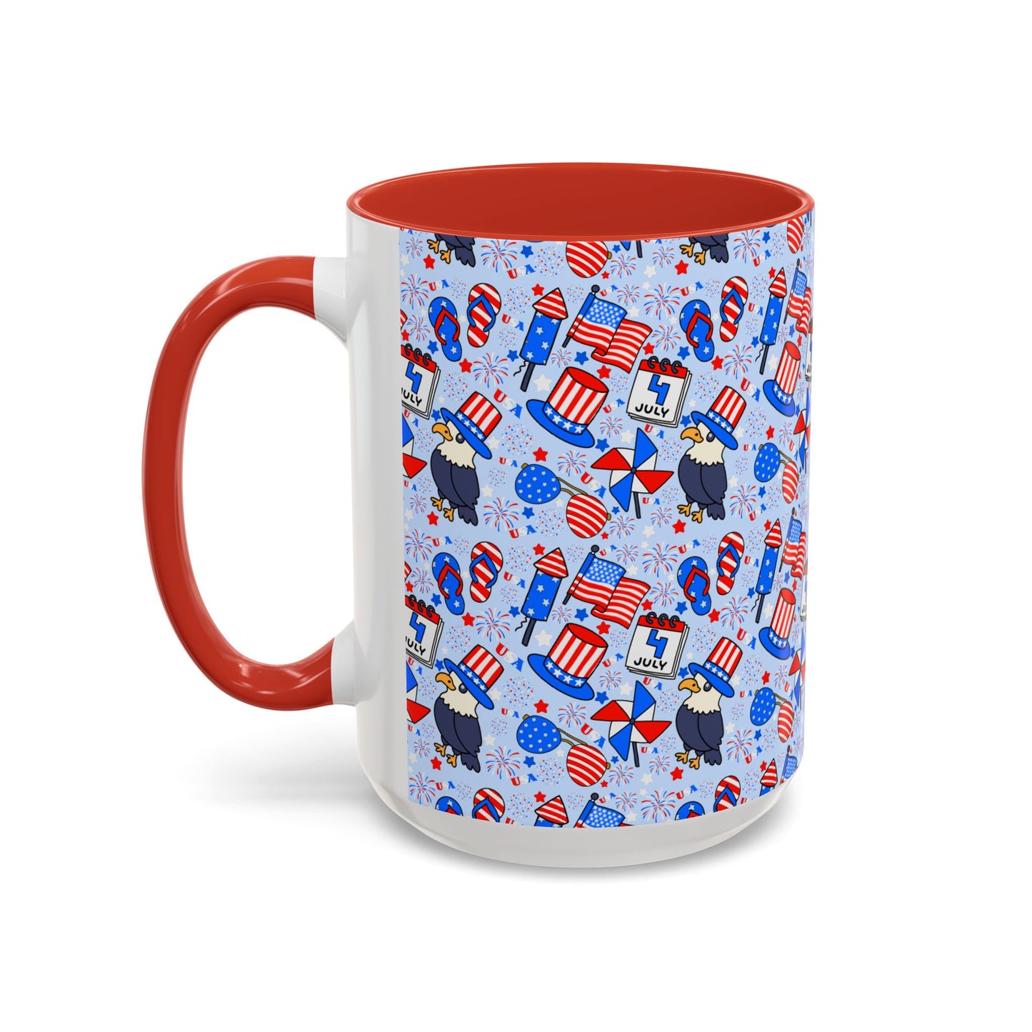 Patriotic Accent Coffee Mug