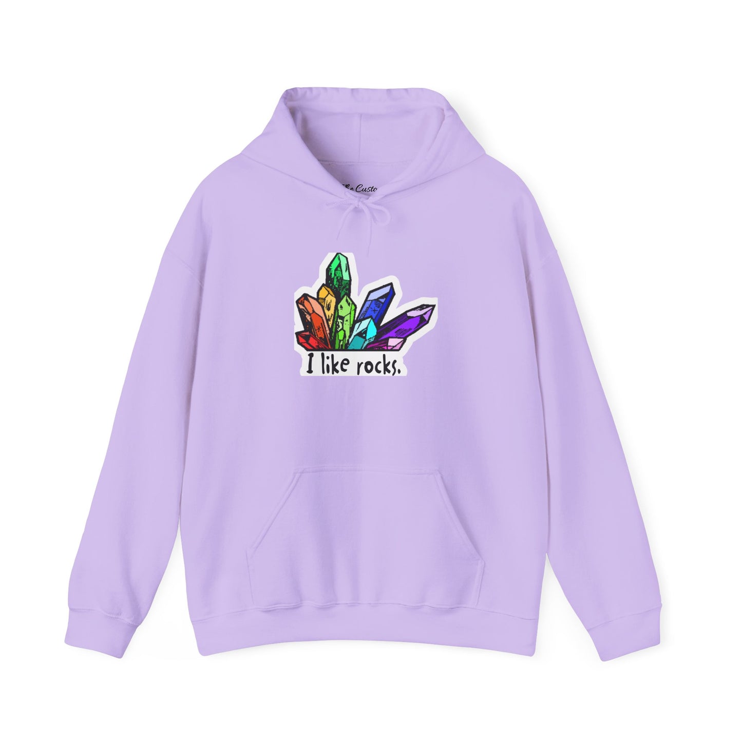 I Like Rocks Hooded Sweatshirt