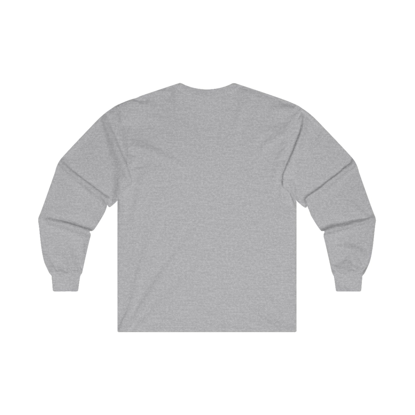 long sleeve cotton work t-shirt shirt crew neck gray
