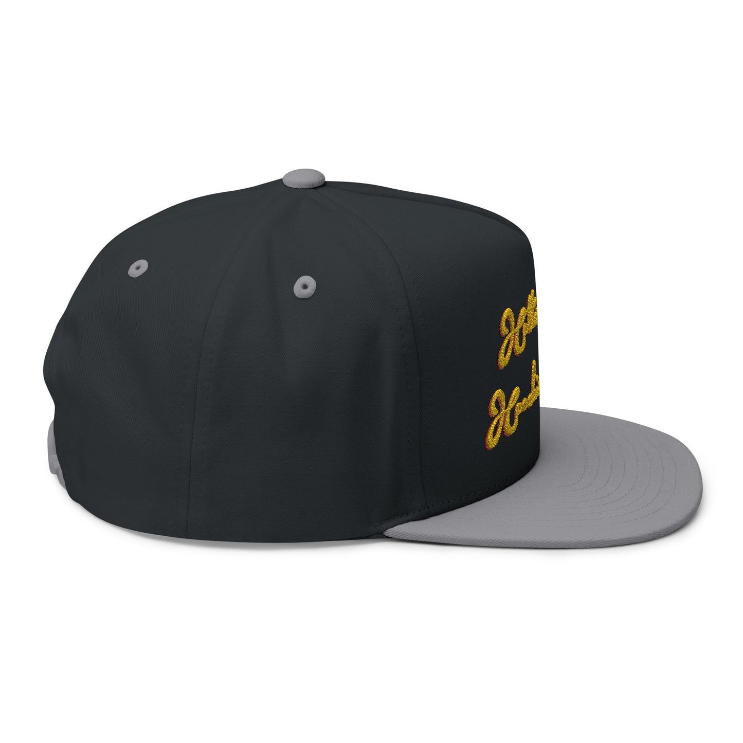 Embroidered Flat Bill Cap - Hotter Than A