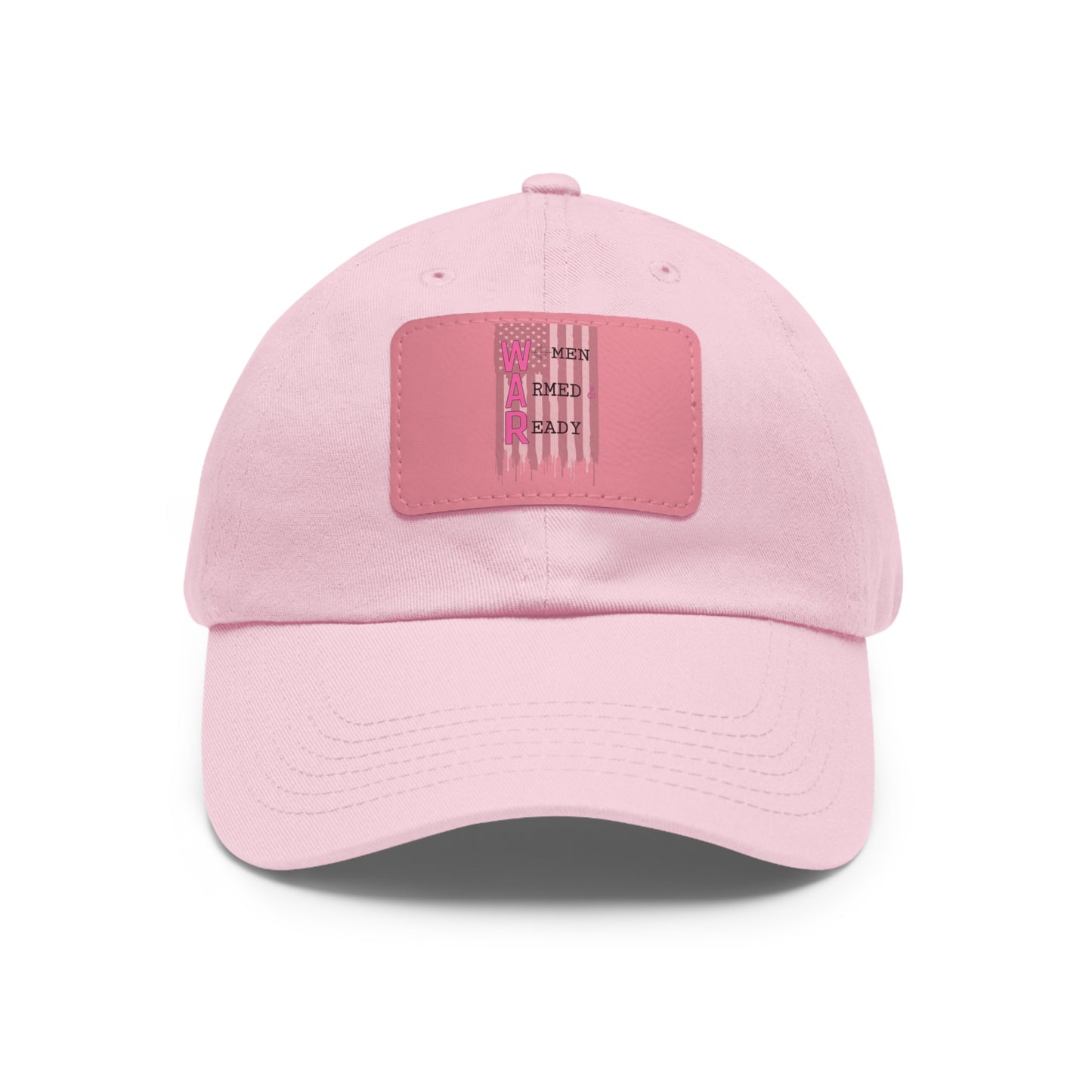 Women Armed & Ready Grey Flag with Leather Patch
