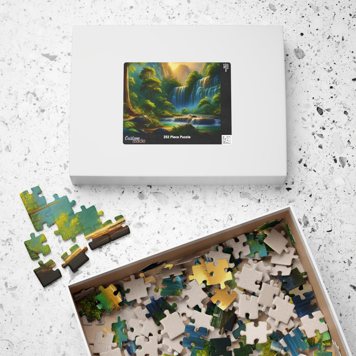 Nature Waterfall Jigsaw Puzzle - 110, 252, 520, 1014-piece