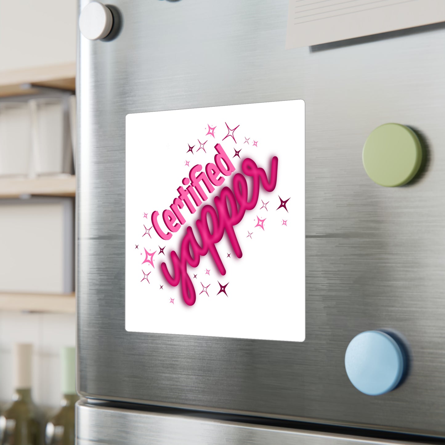 Certified Yapper Kiss-Cut Vinyl Decal
