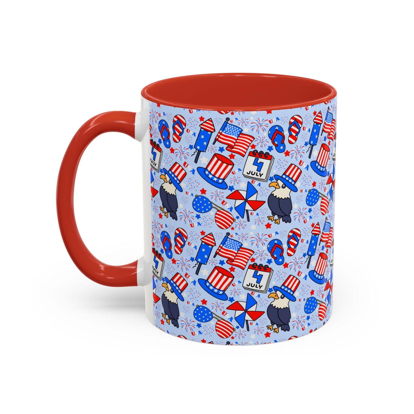 Patriotic Accent Coffee Mug