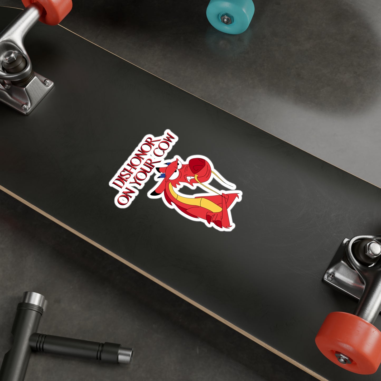 "Dishonor on Your Cow" - Kiss-Cut Vinyl Sticker