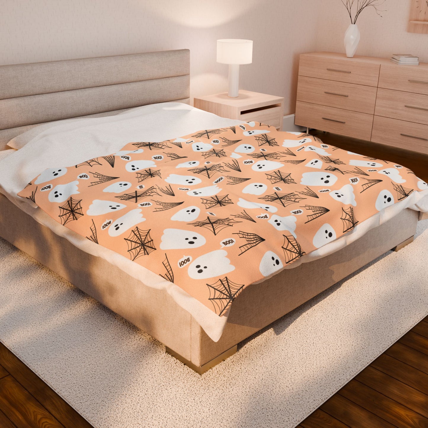 Halloween Ghosts Plush Blanket