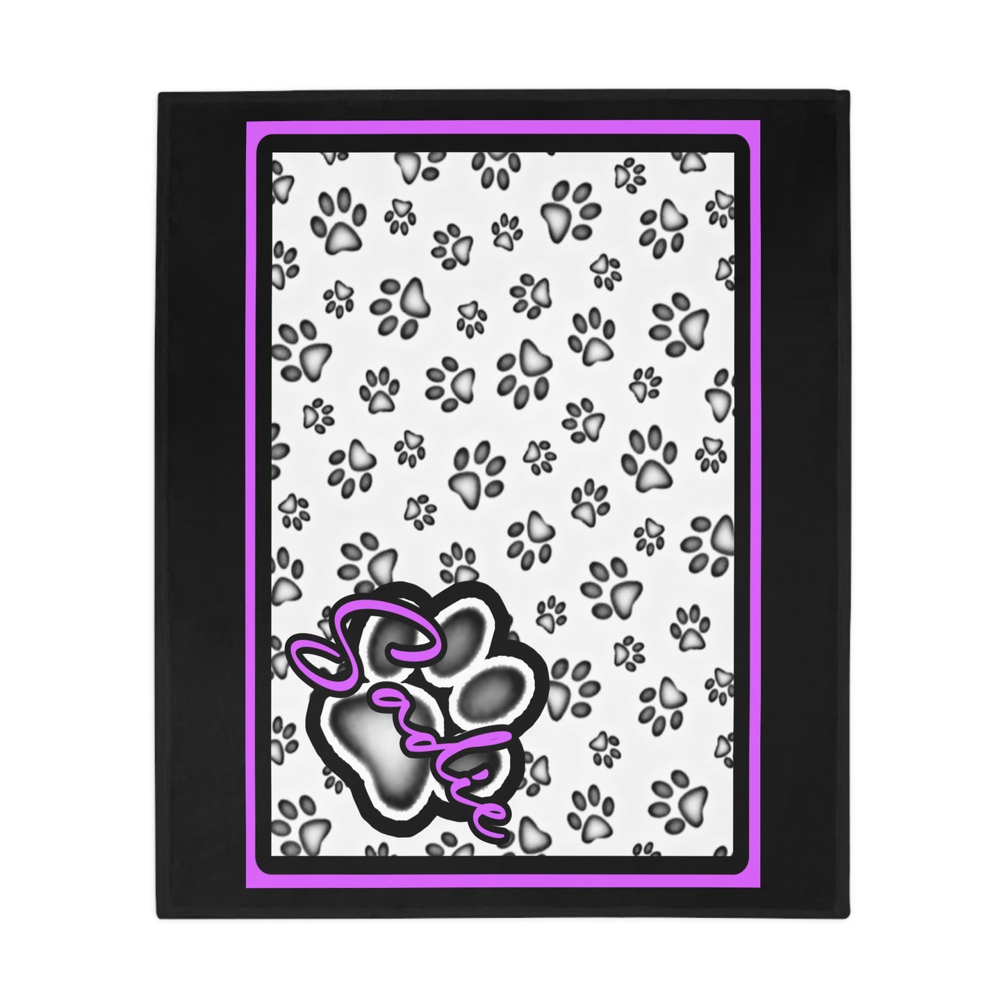 Sadie Plush Fleece Dog Blanket