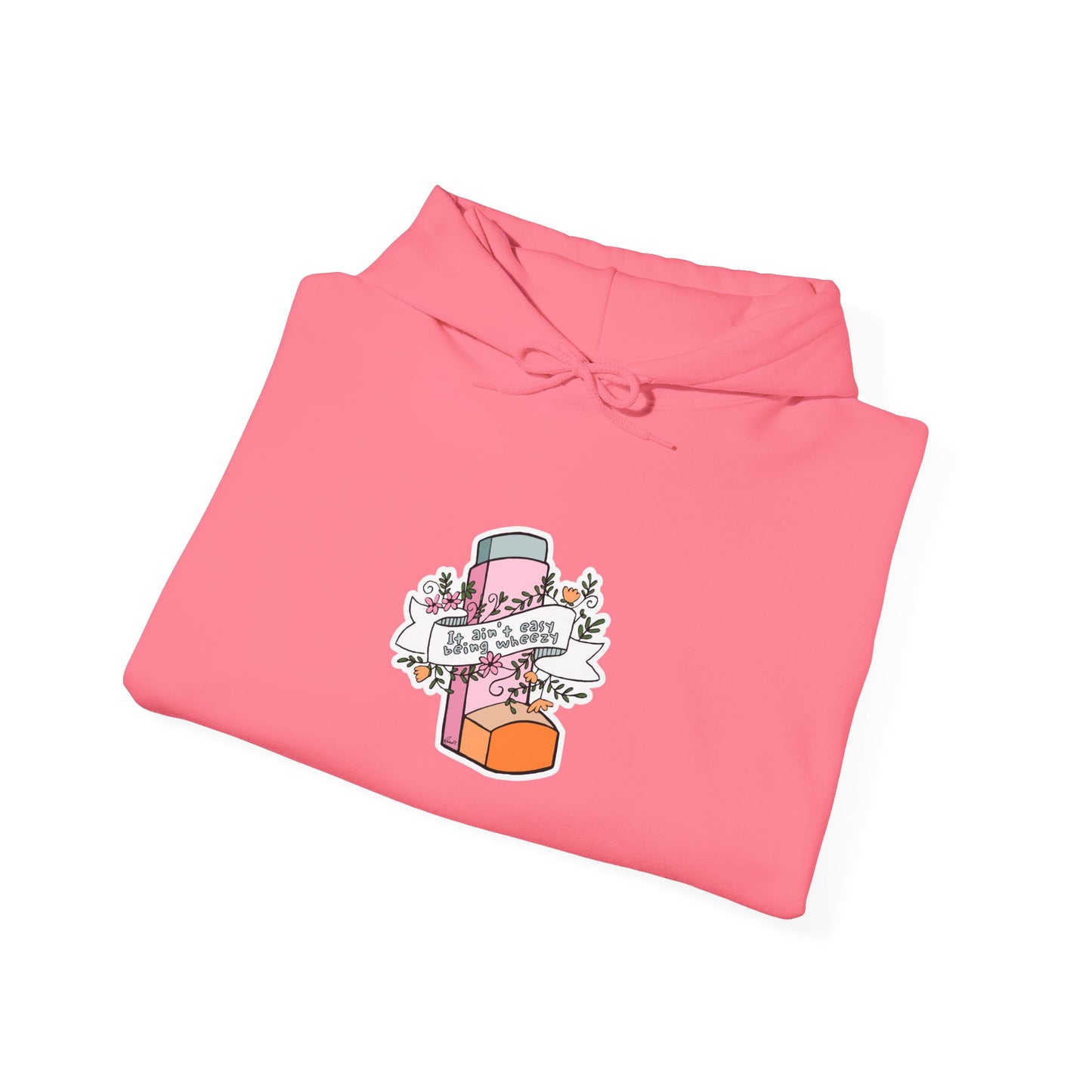 It Ain't Easy Being Wheezy Floral Hooded Sweatshirt - Comfortable & Stylish