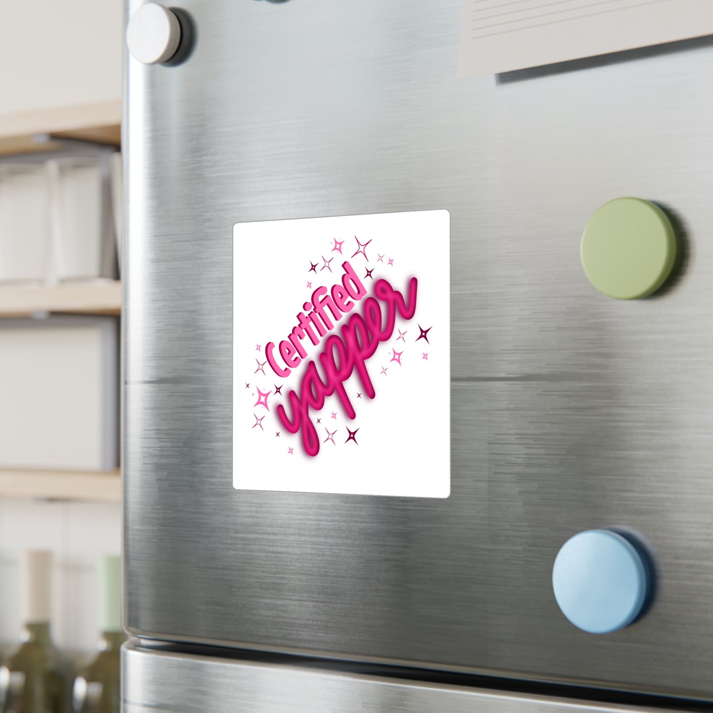 Certified Yapper Kiss-Cut Vinyl Decal