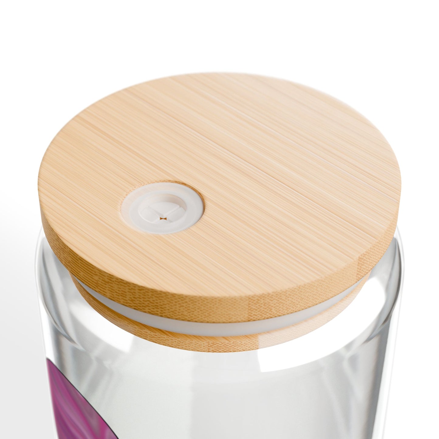 Astronaut Sipper Glass - 16oz with Bamboo Lid & Straw