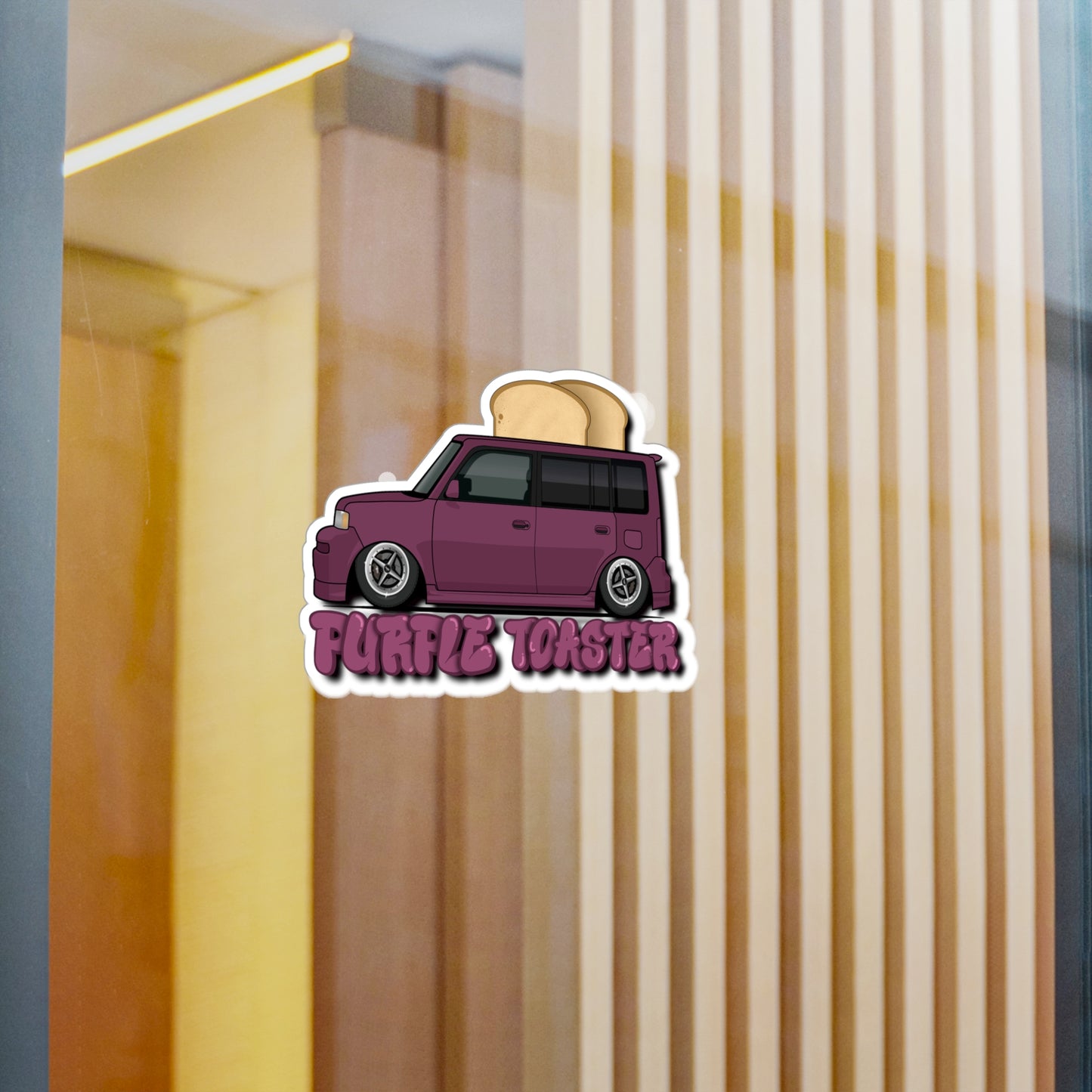 Purple Toaster Vinyl Decals