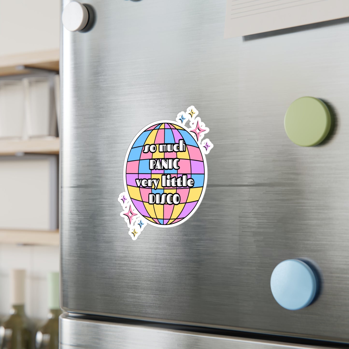 So Much Panic, Very Little Disco Vinyl Decal