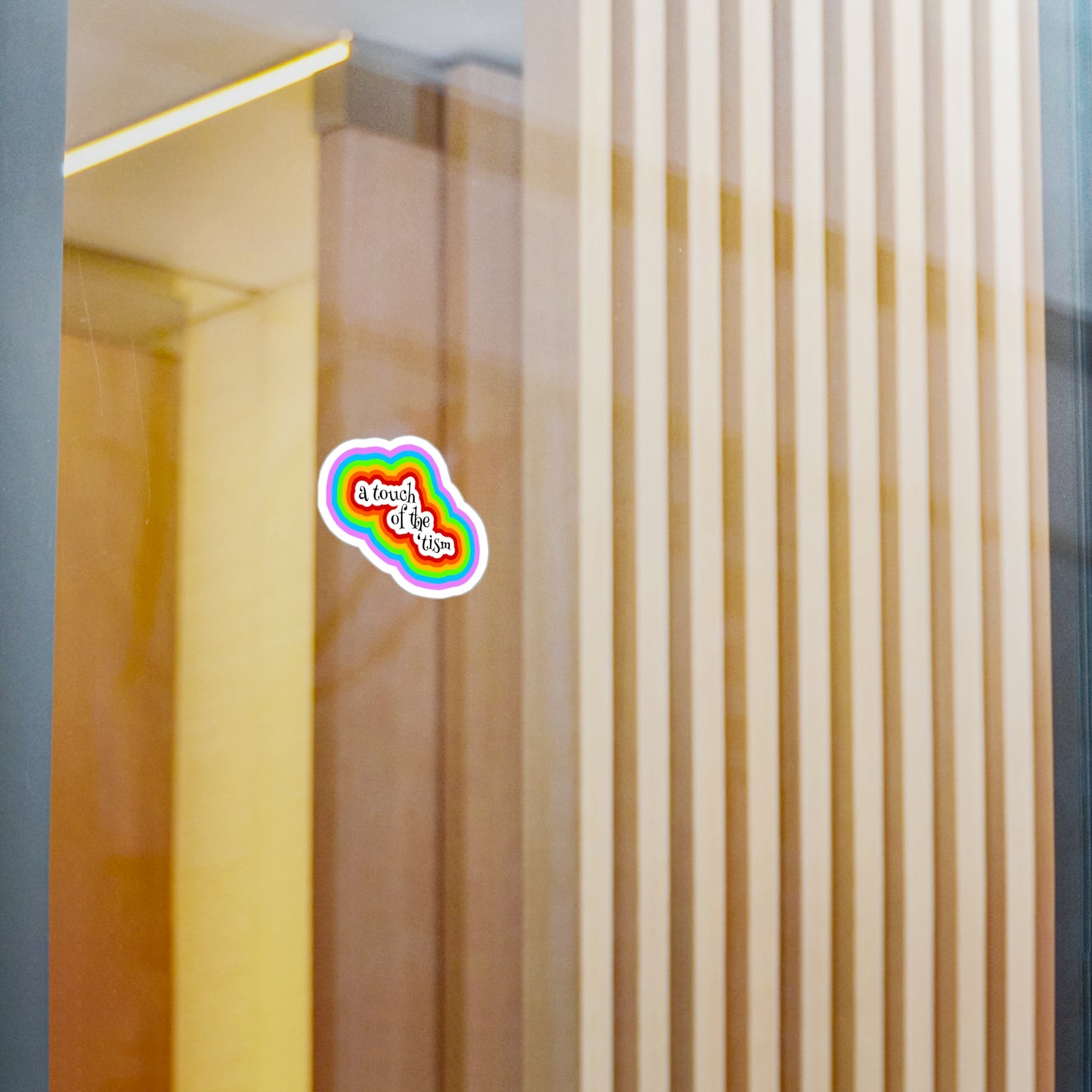 A Touch Of The 'Tism Colorful Kiss-Cut Vinyl Decals