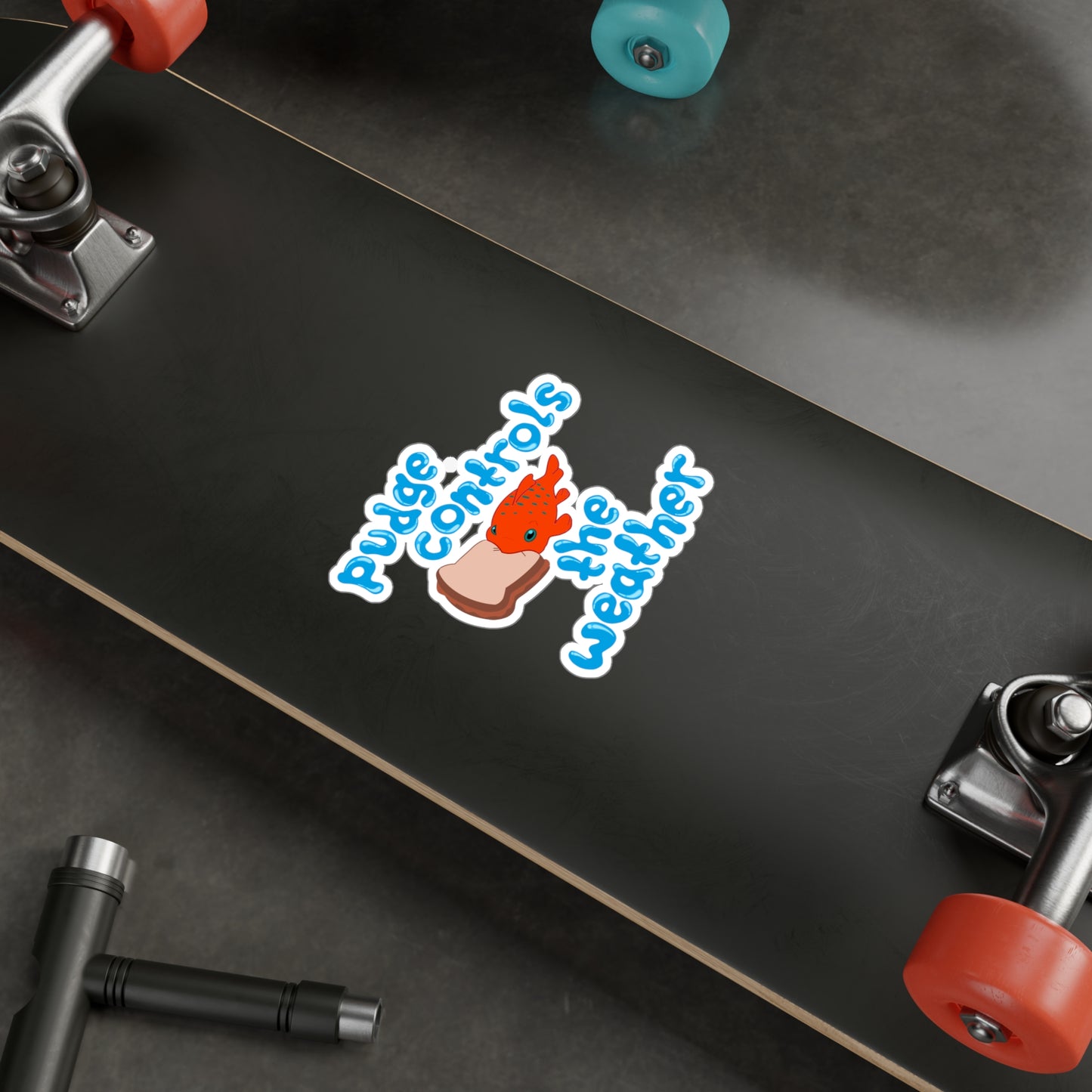 Pudge Controls the Weather - Lilo & Stich - Kiss-Cut Vinyl Sticker