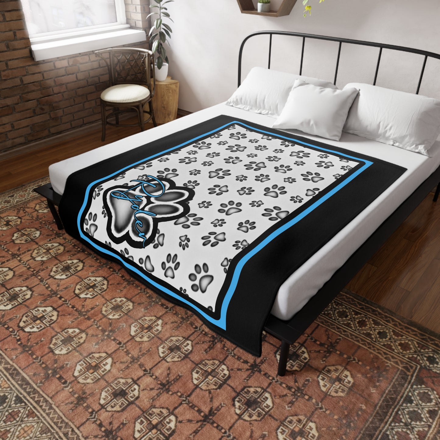 Ryder Plush Fleece Dog Blanket