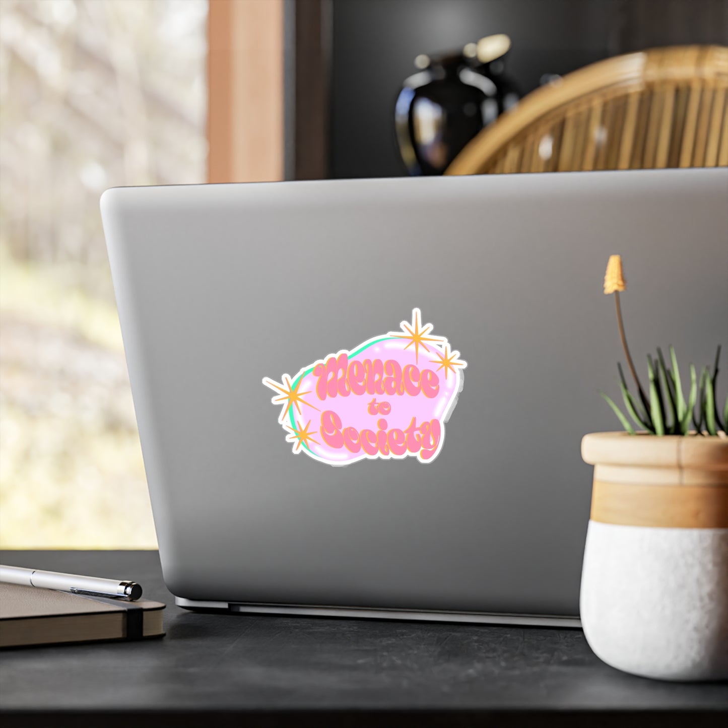 Menace to Society Kiss Cut Vinyl Decal