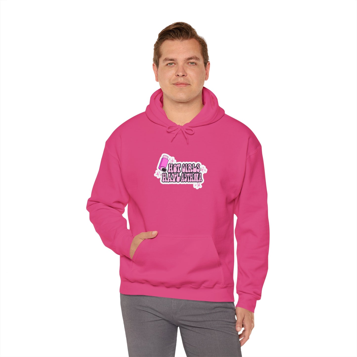 Hot Girls Have Asthma Hooded Sweatshirt