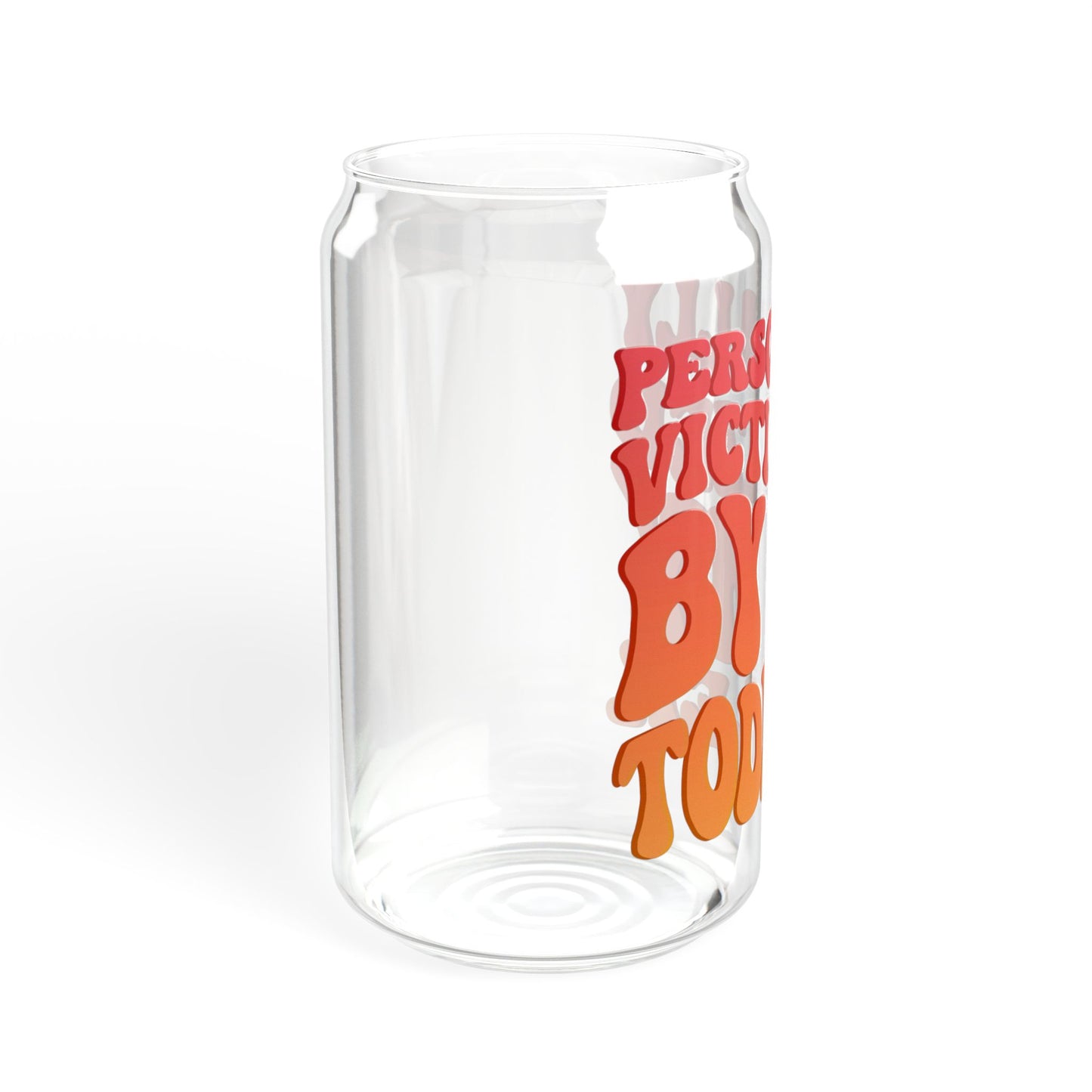 'Personally Victimized By My Toddler' Funny Sipper Glass | 16oz