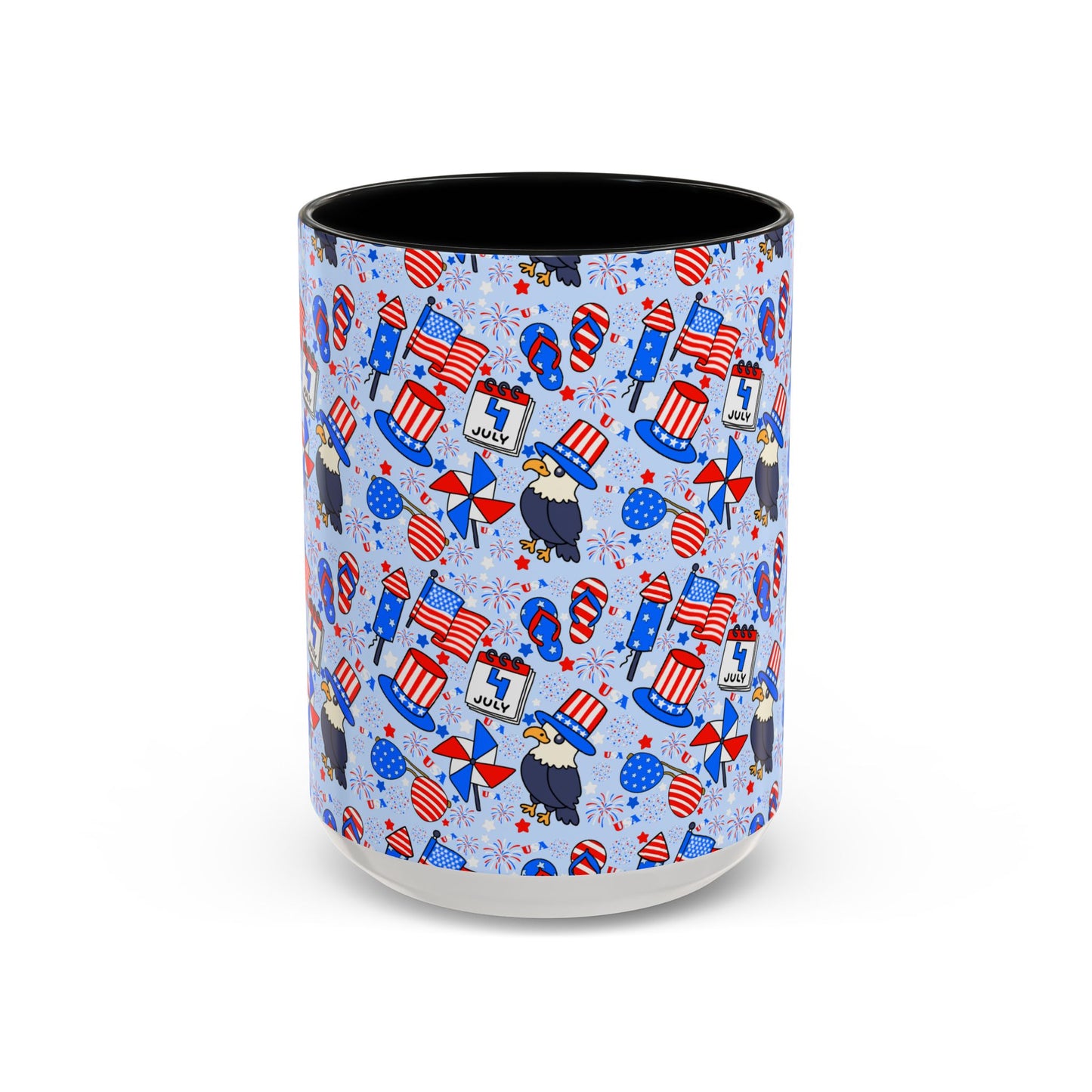 Patriotic Accent Coffee Mug