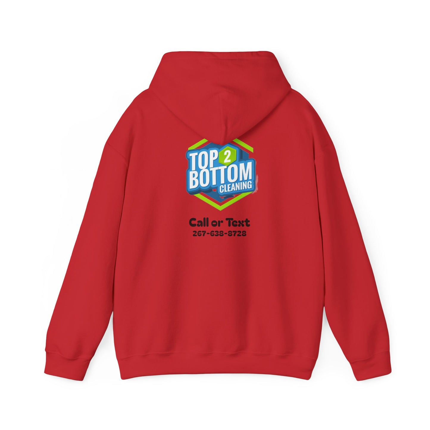 Top 2 Bottom Cleaning Hooded Sweatshirt