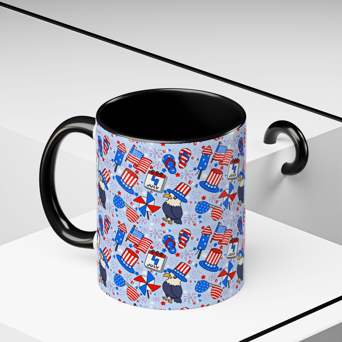 Patriotic Accent Coffee Mug