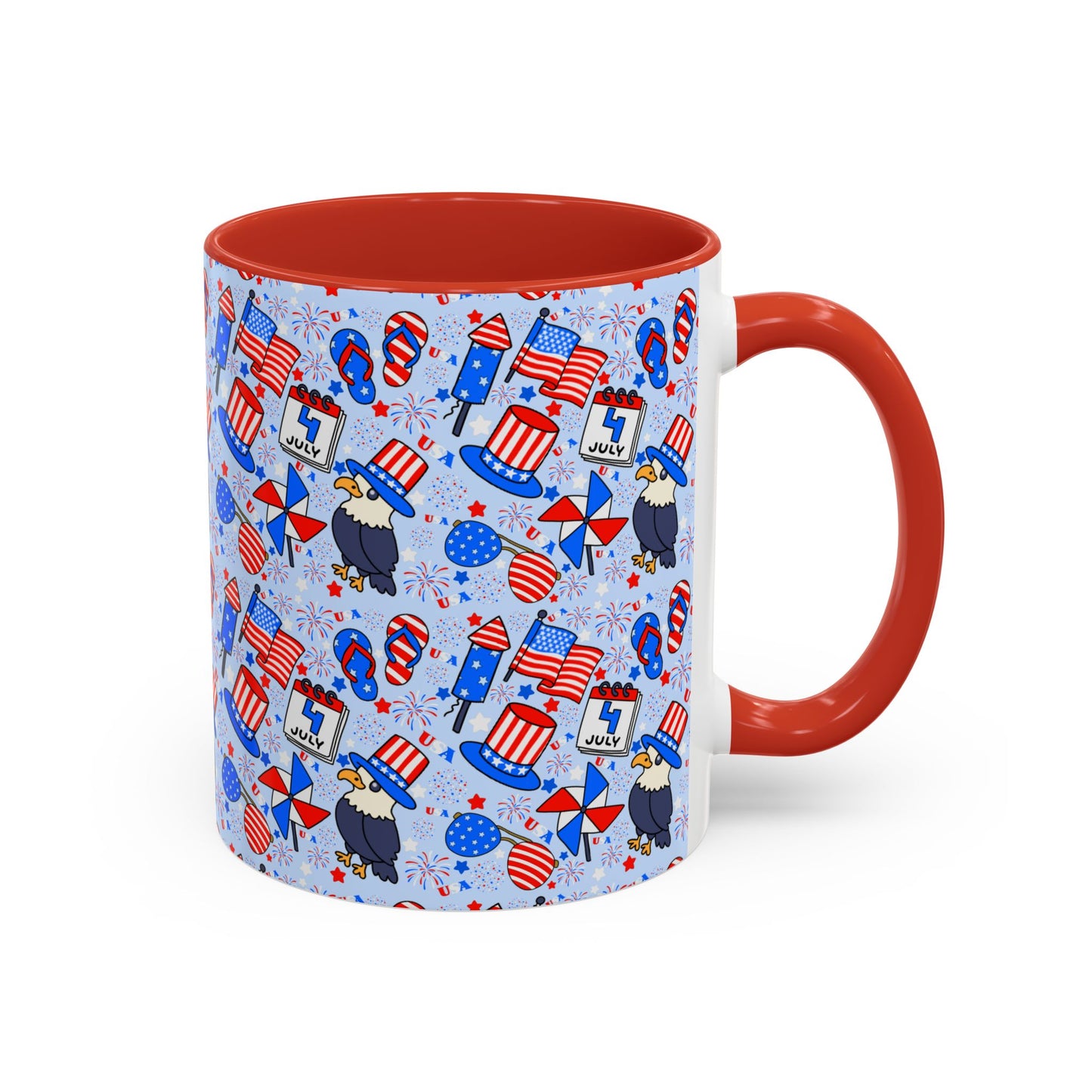 Patriotic Accent Coffee Mug