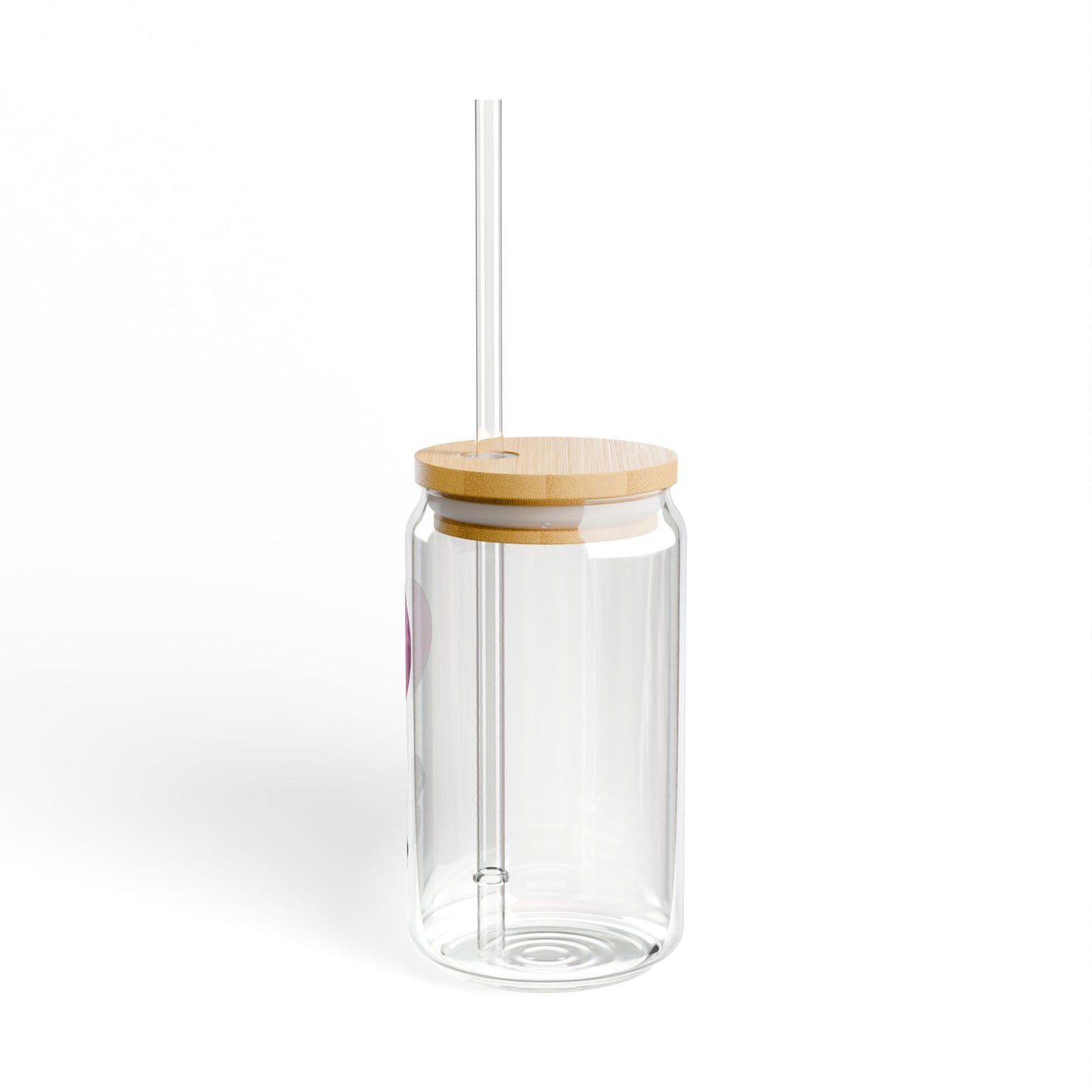 Astronaut Sipper Glass - 16oz with Bamboo Lid & Straw