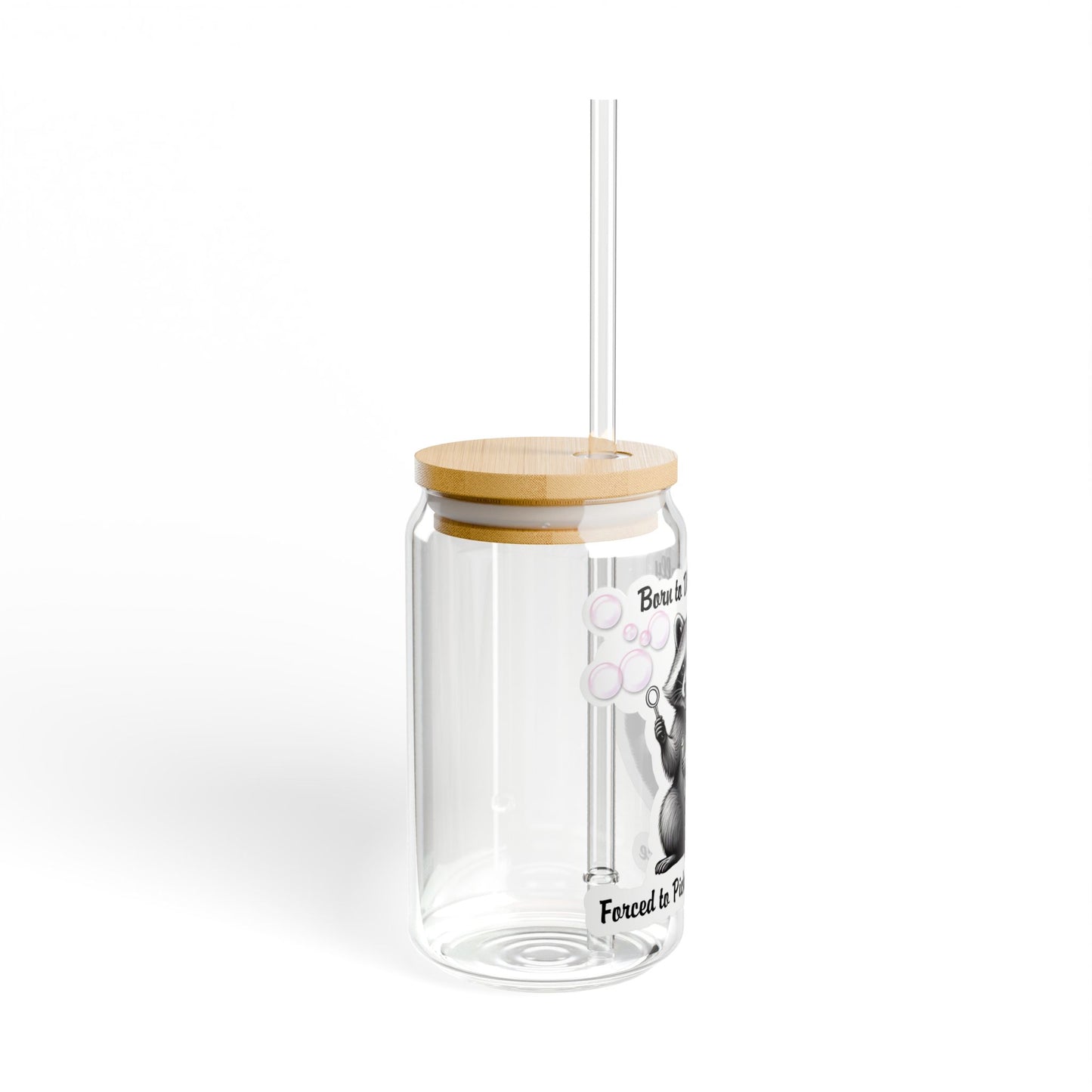 Born To Dilly Dally 16oz Sipper Glass