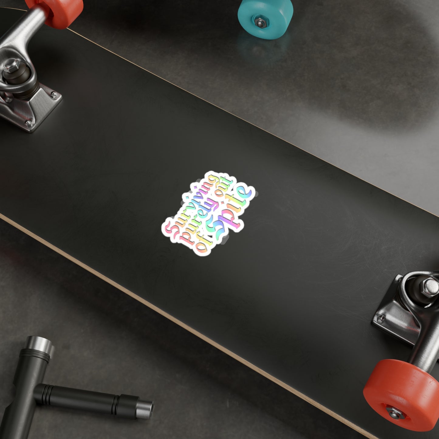 Surviving Purely Out of Spite Vinyl Decal