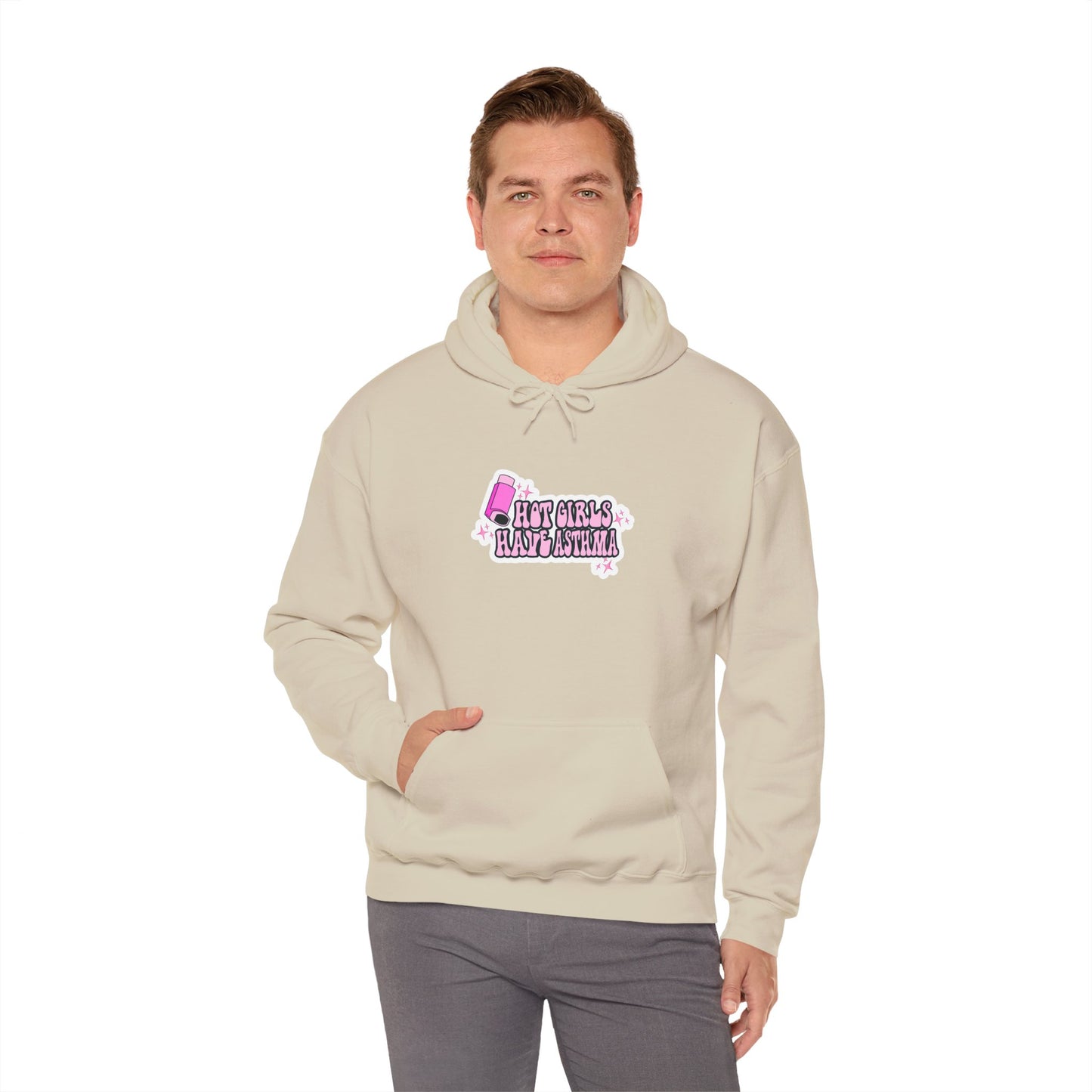 Hot Girls Have Asthma Hooded Sweatshirt