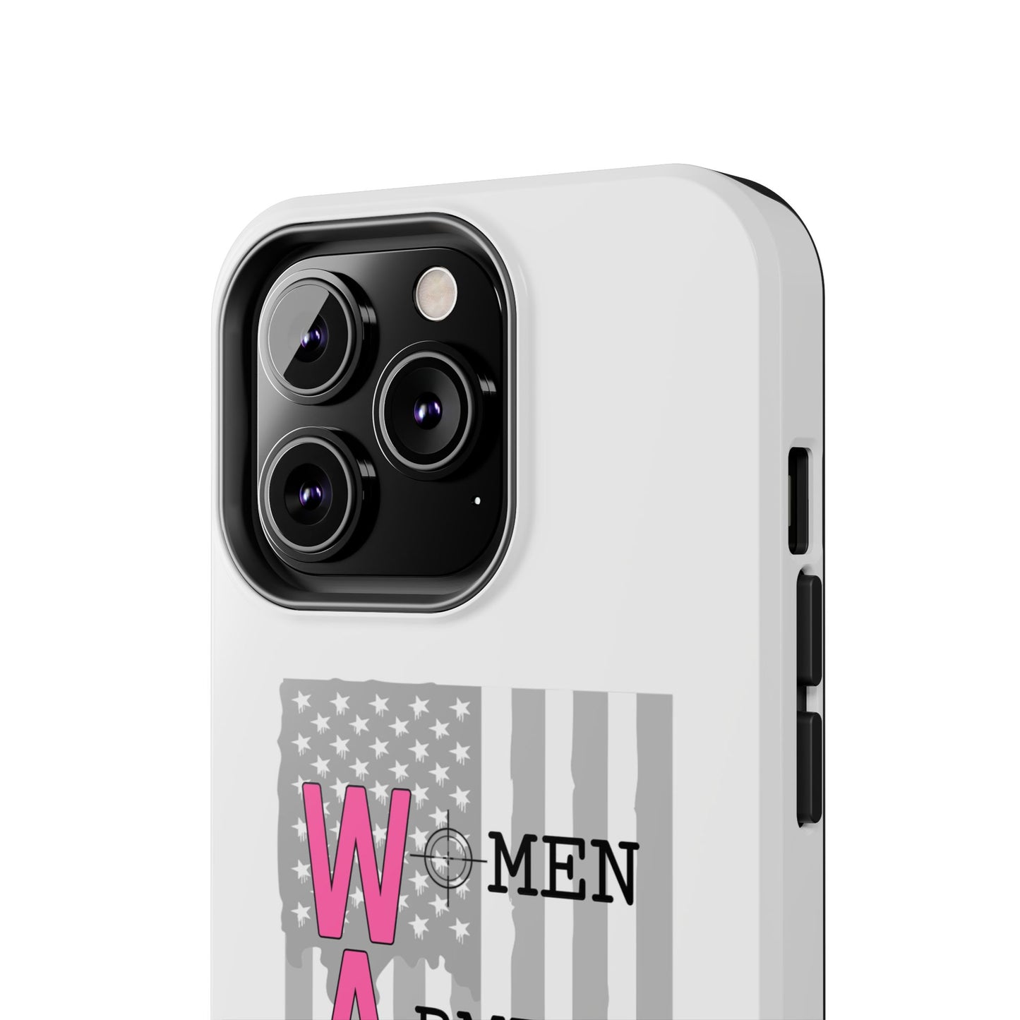 Women Armed & Ready Phone Case - Vertical Flag