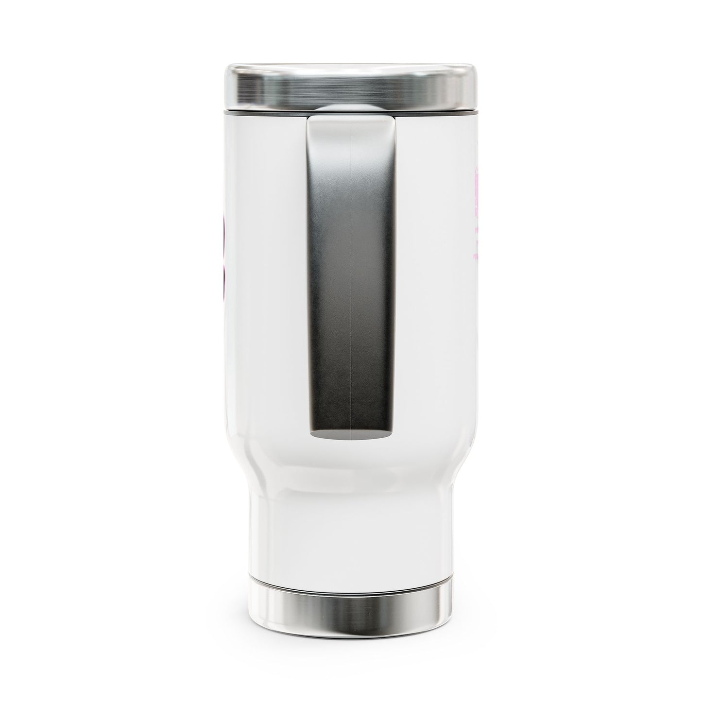 Women Armed & Ready 14oz Stainless Steel Travel Mug with Handle
