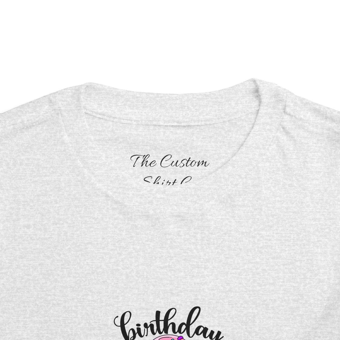 Toddler Short Sleeve Tee - Ice Cream Design