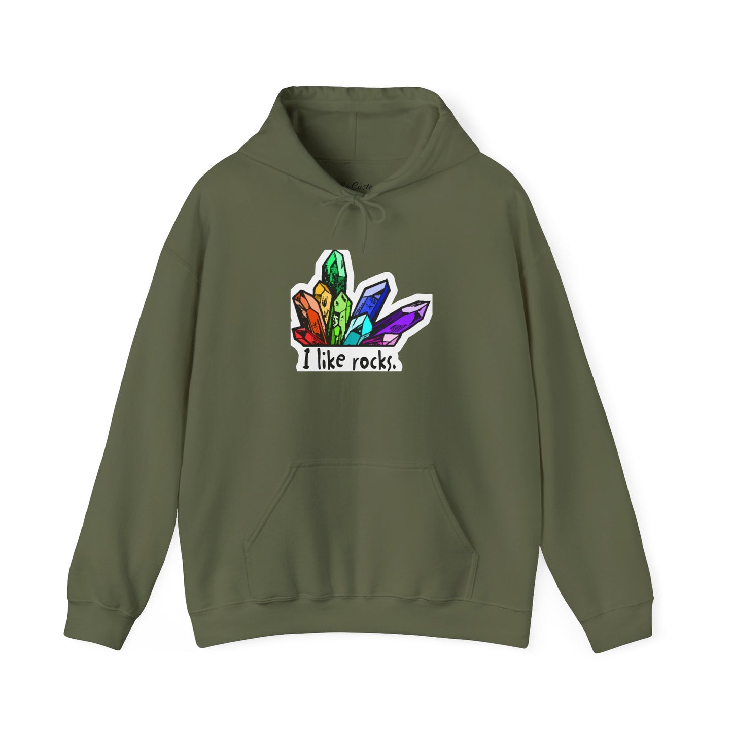 I Like Rocks Hooded Sweatshirt