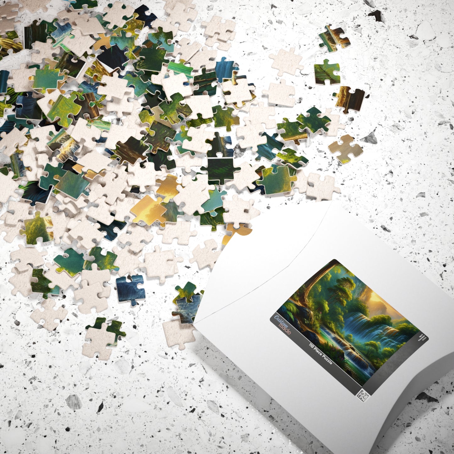 Nature Waterfall Jigsaw Puzzle - 110, 252, 520, 1014-piece