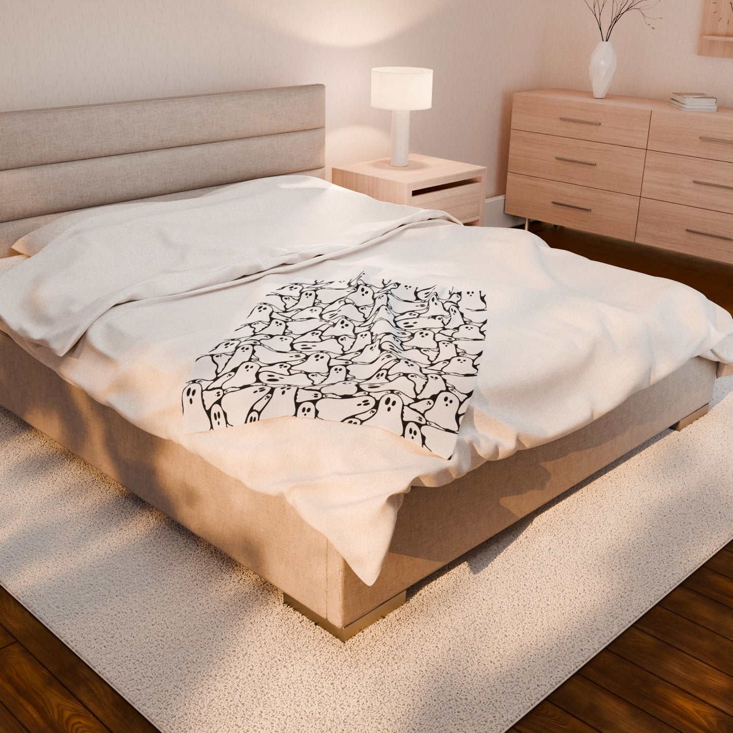 Spooky Ghost Plush Blanket