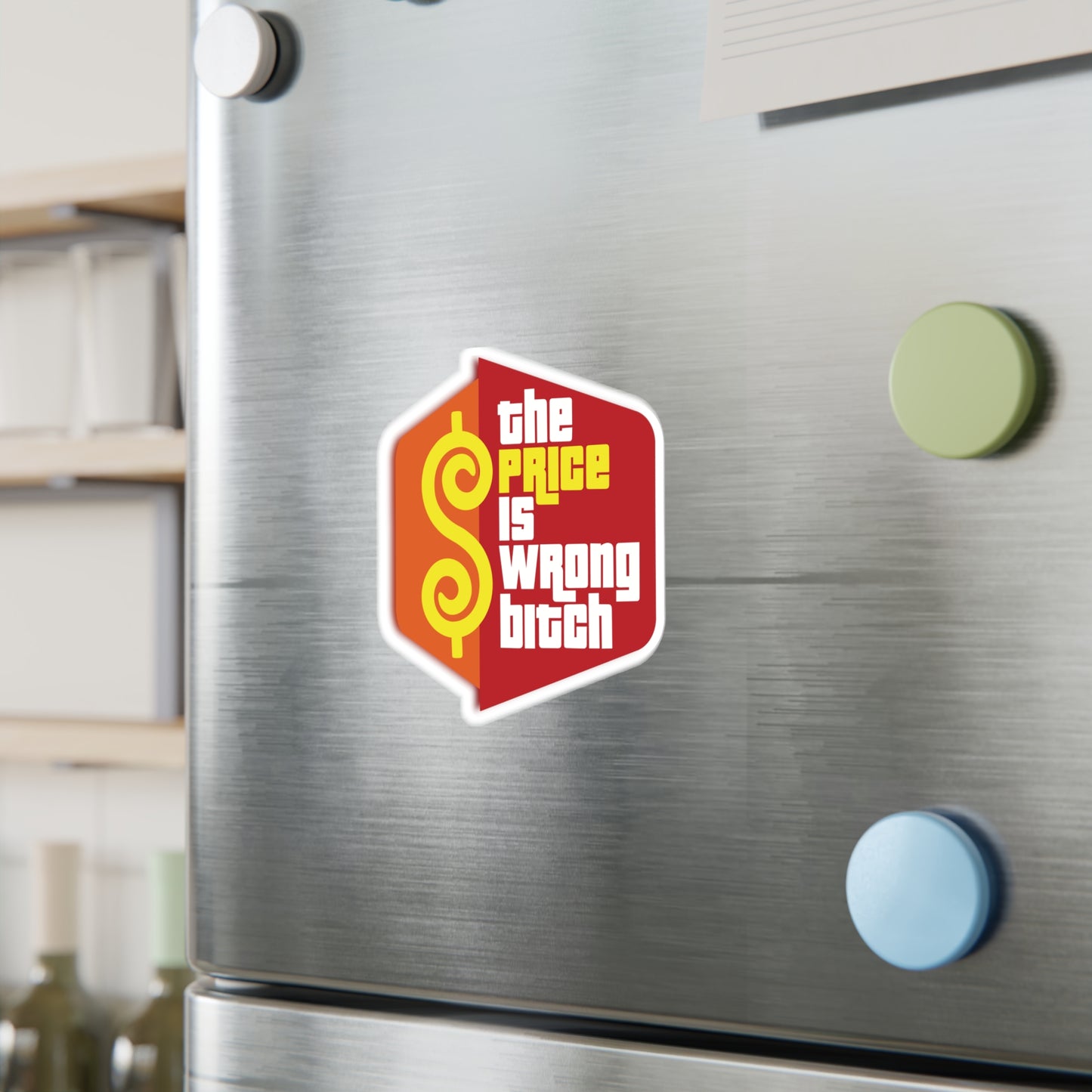 The Price Is Wrong Kiss-Cut Vinyl Decal