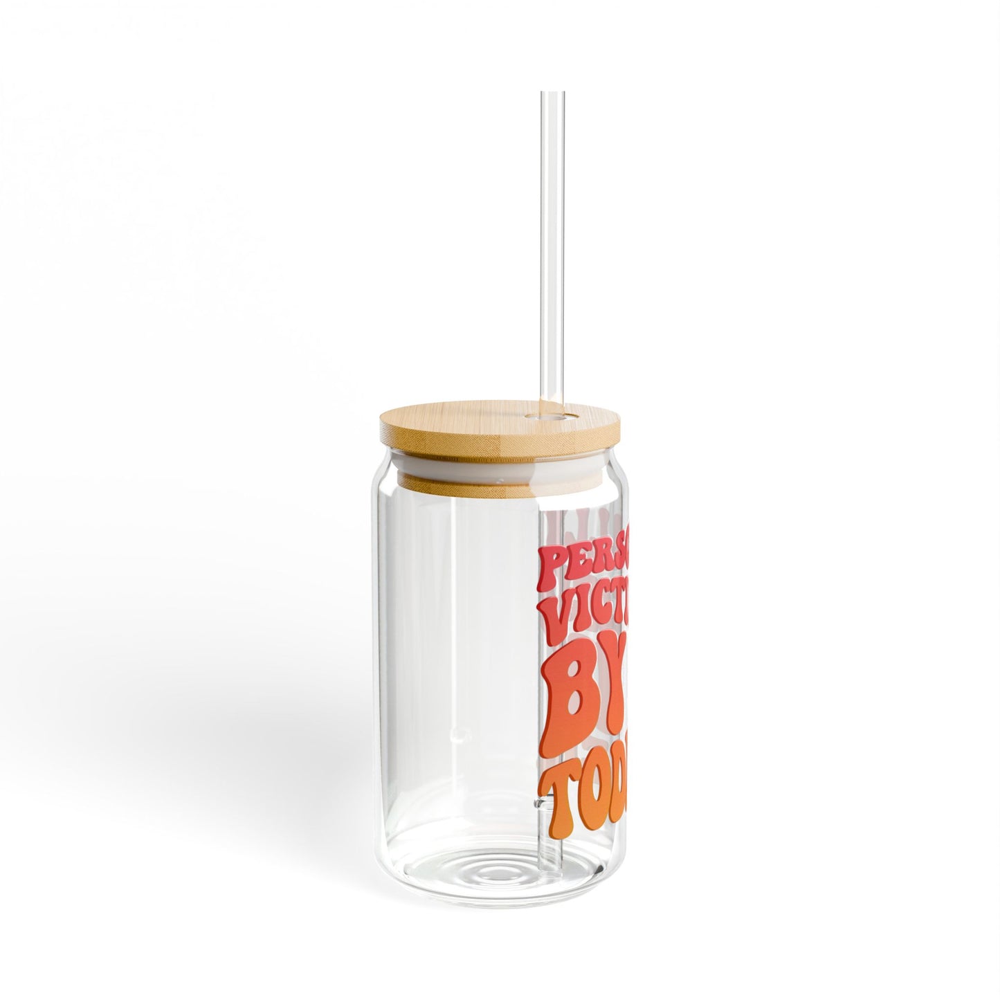 'Personally Victimized By My Toddler' Funny Sipper Glass | 16oz