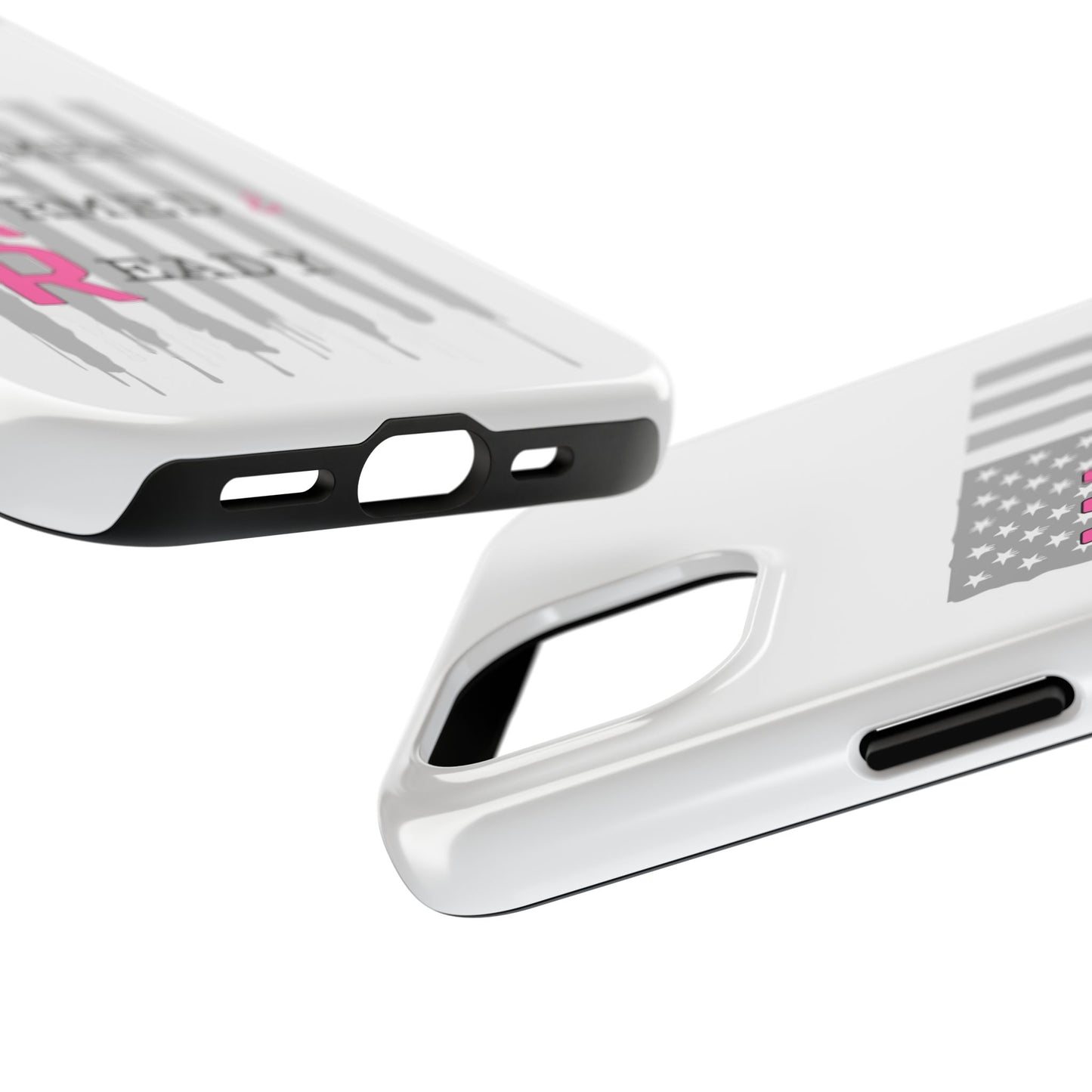 Women Armed & Ready Phone Case - Vertical Flag