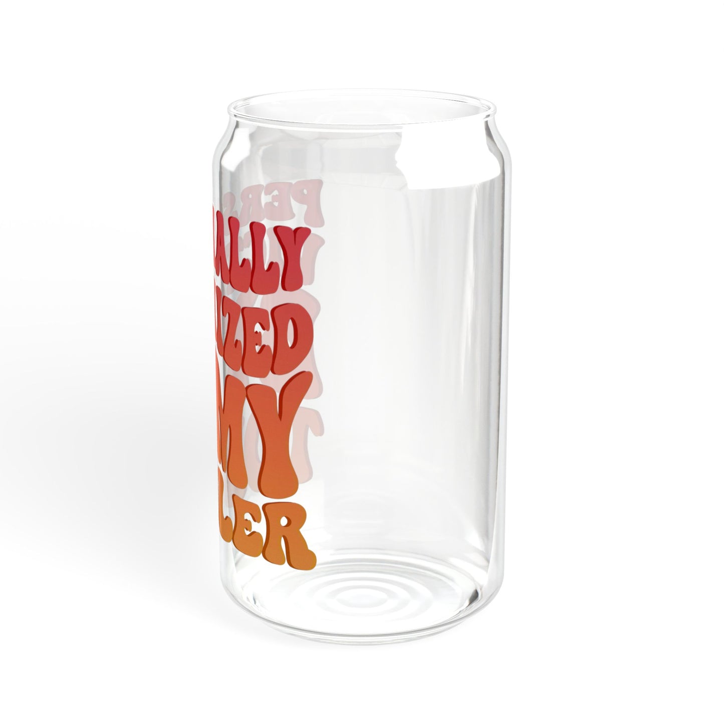 'Personally Victimized By My Toddler' Funny Sipper Glass | 16oz
