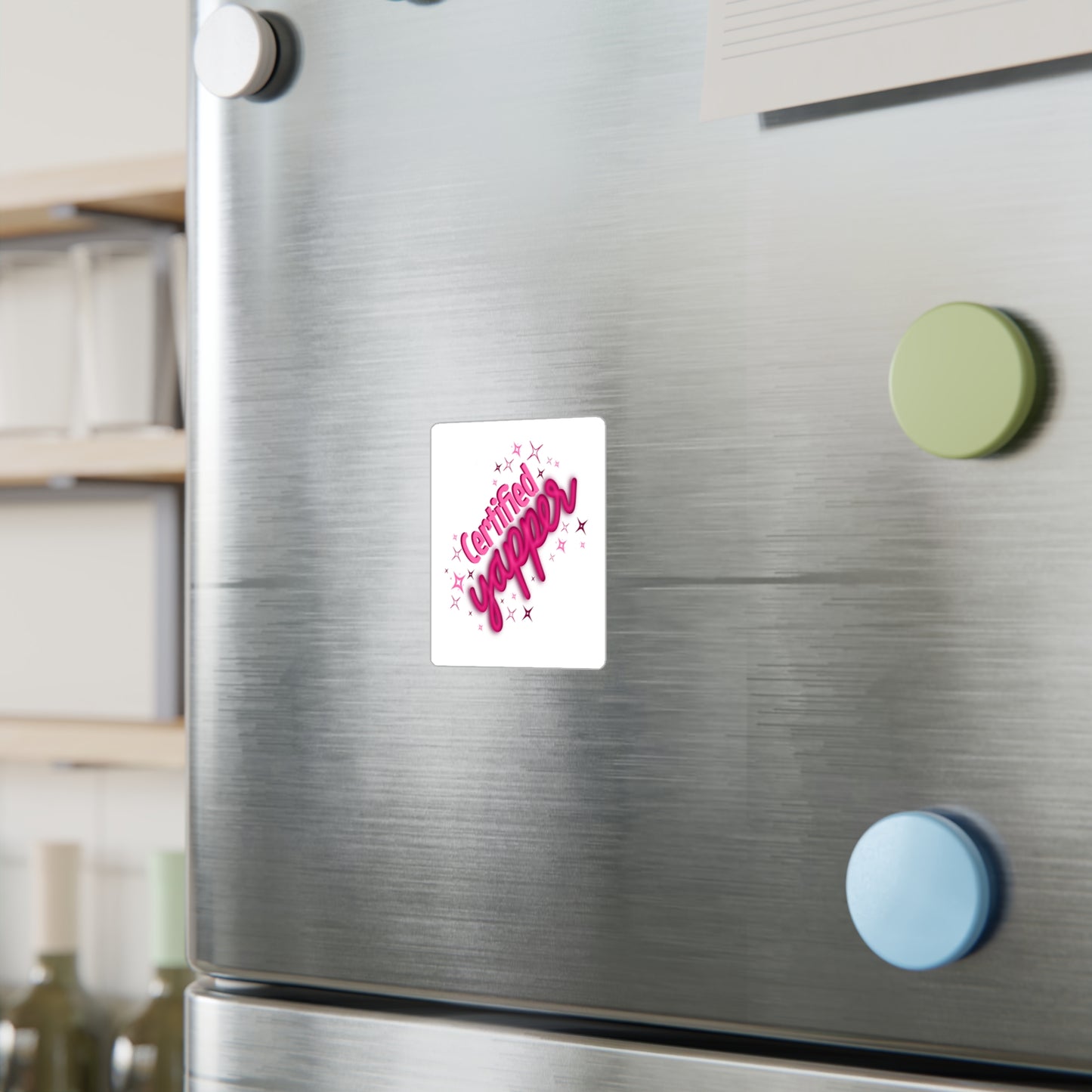 Certified Yapper Kiss-Cut Vinyl Decal