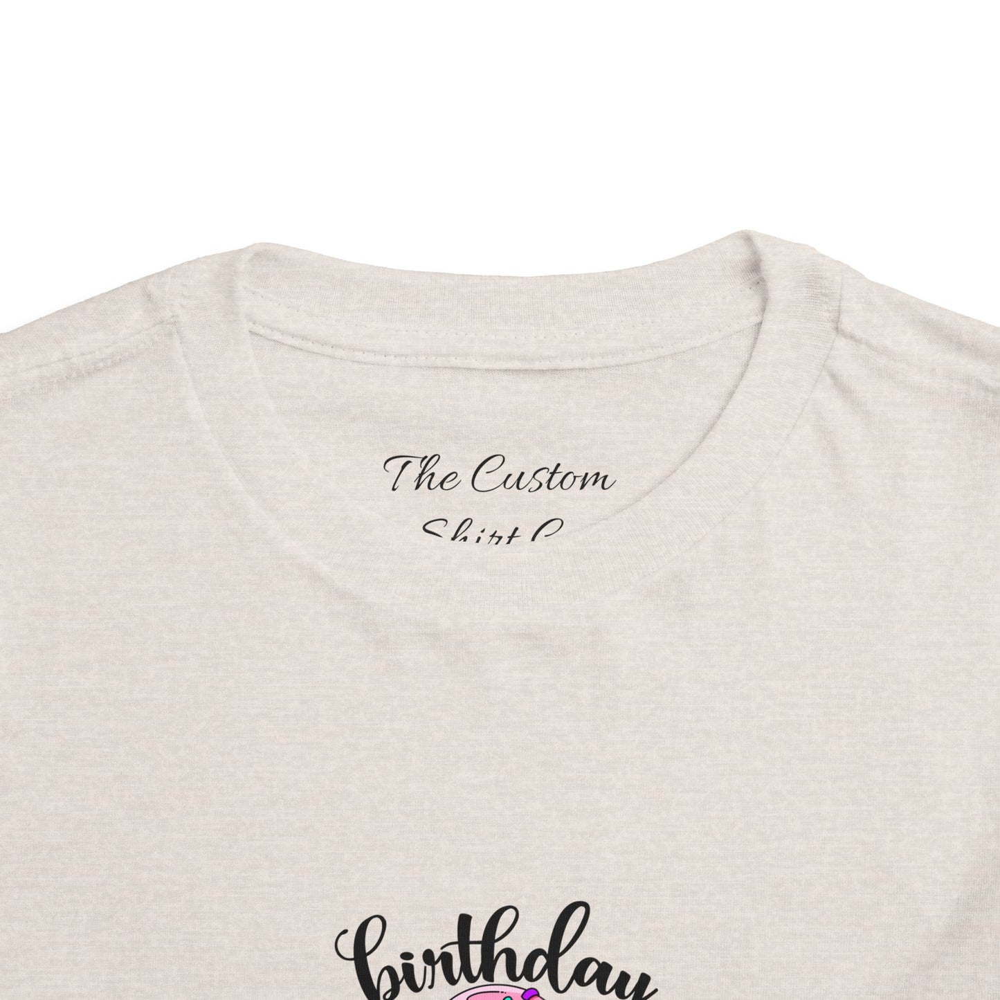 Toddler Short Sleeve Tee - Ice Cream Design