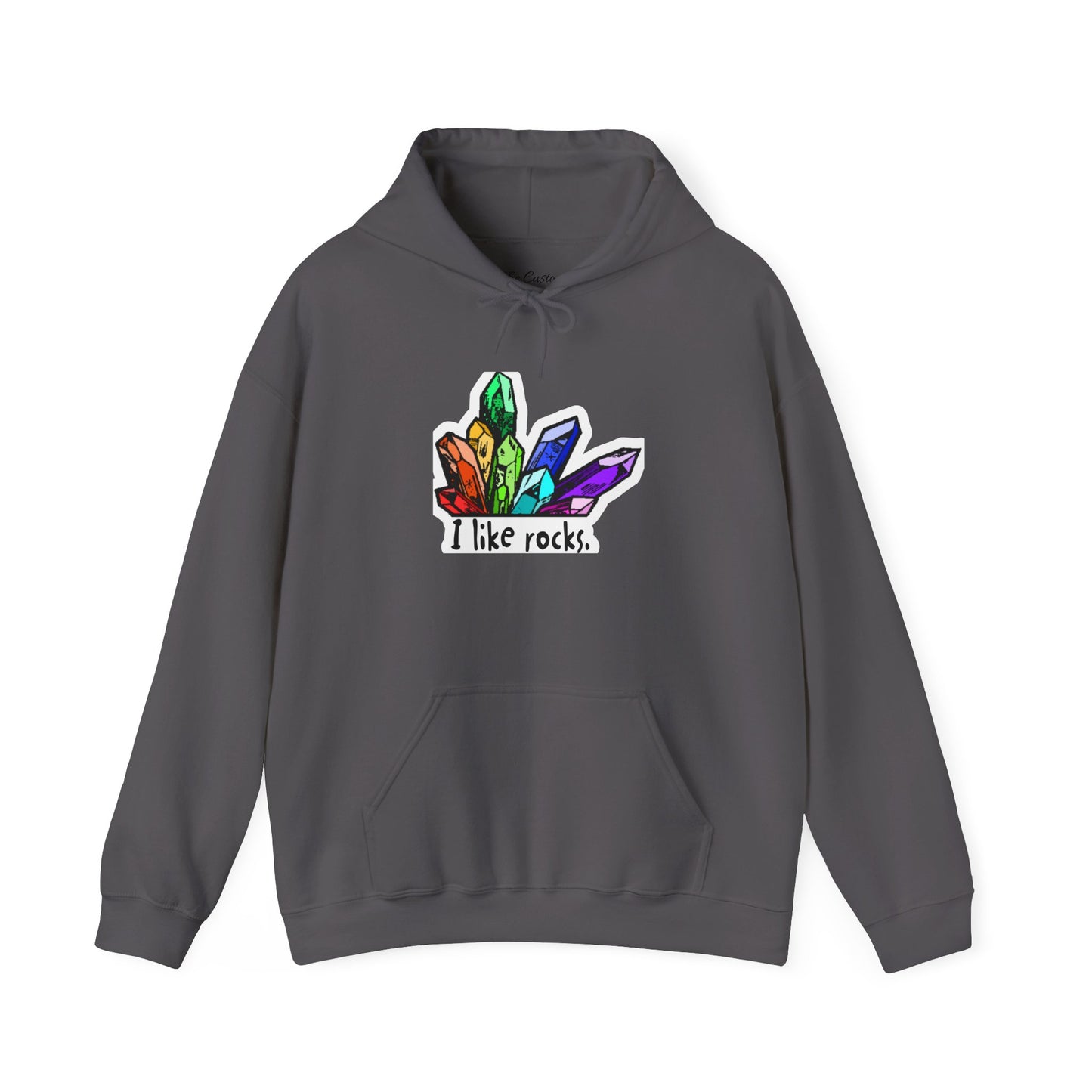 I Like Rocks Hooded Sweatshirt