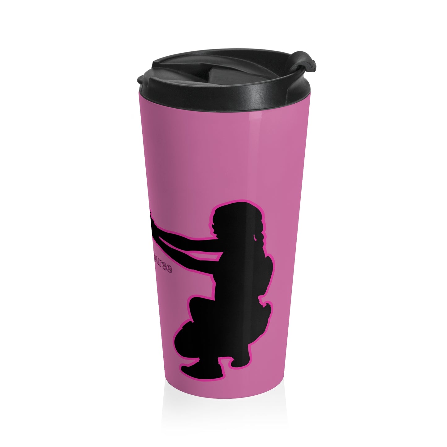 Women Armed & Ready Pink 15oz Stainless Steel Travel Mug