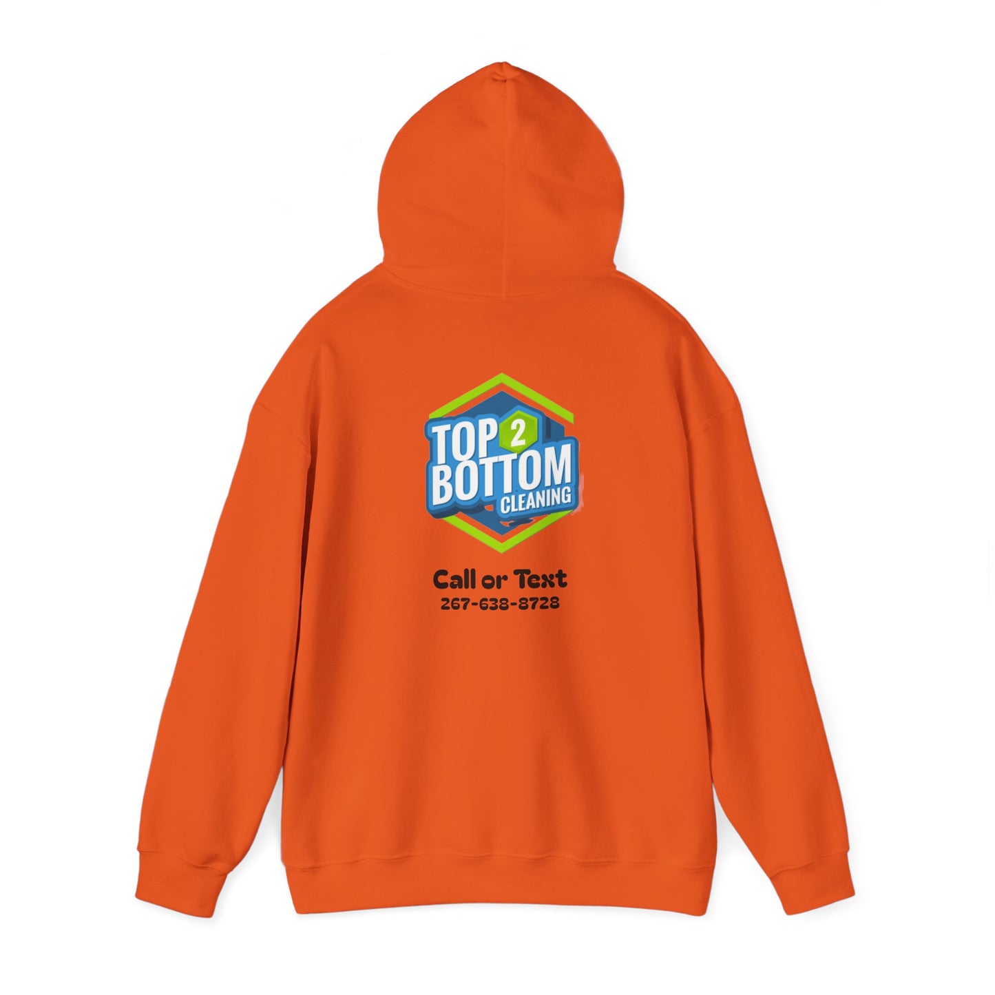 Top 2 Bottom Cleaning Hooded Sweatshirt