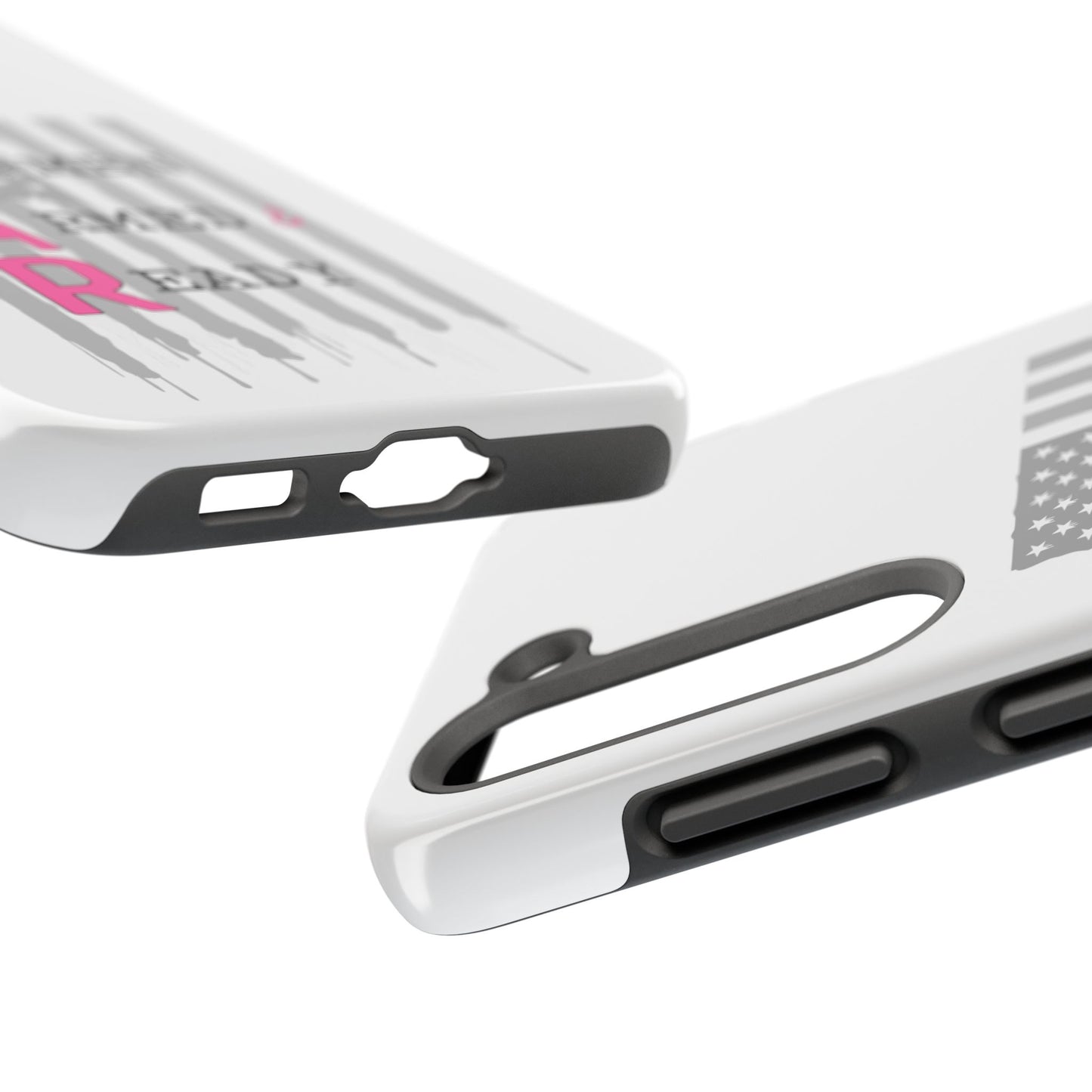 Women Armed & Ready Phone Case - Vertical Flag