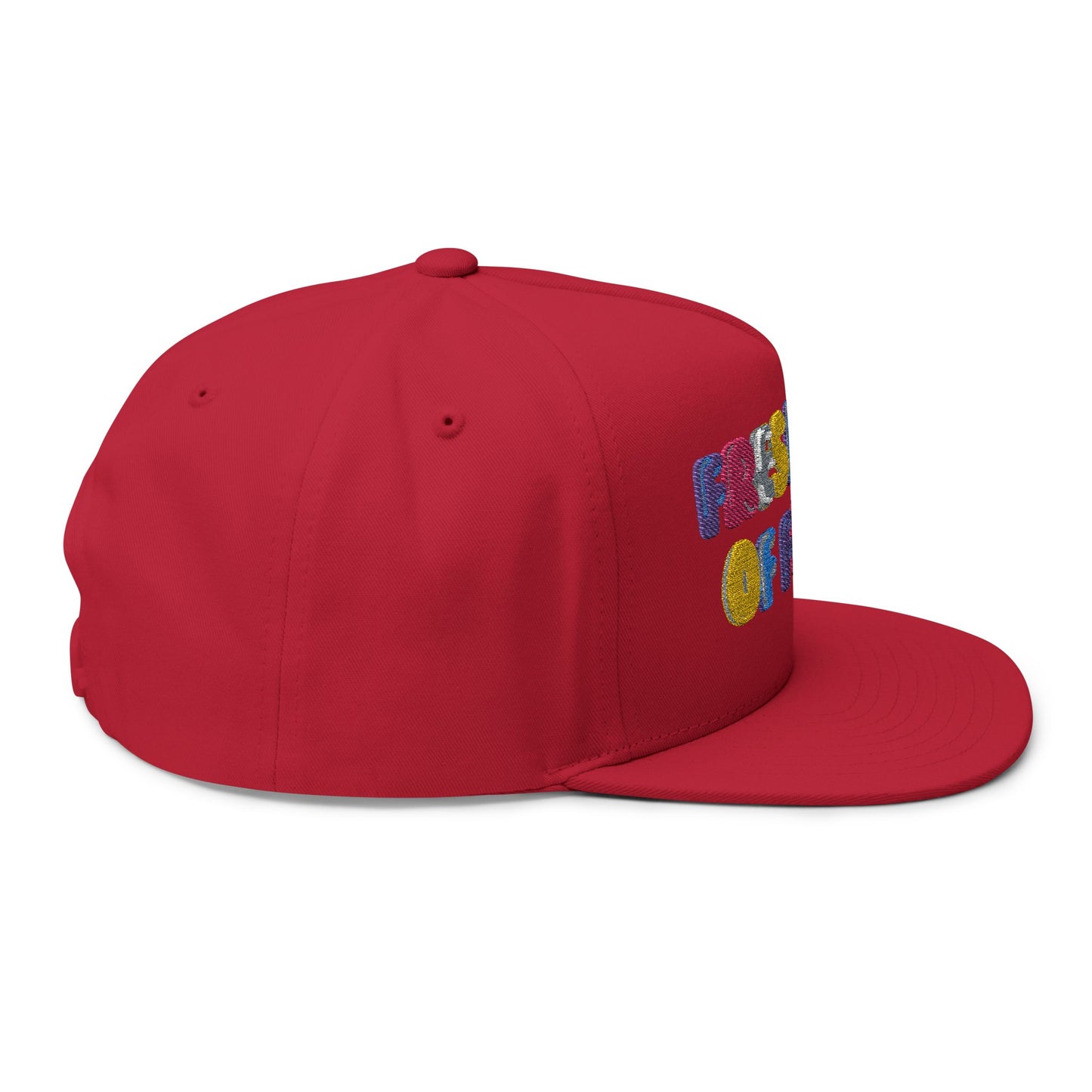Embroidered Flat Bill Cap - Fresh Out of F*cks