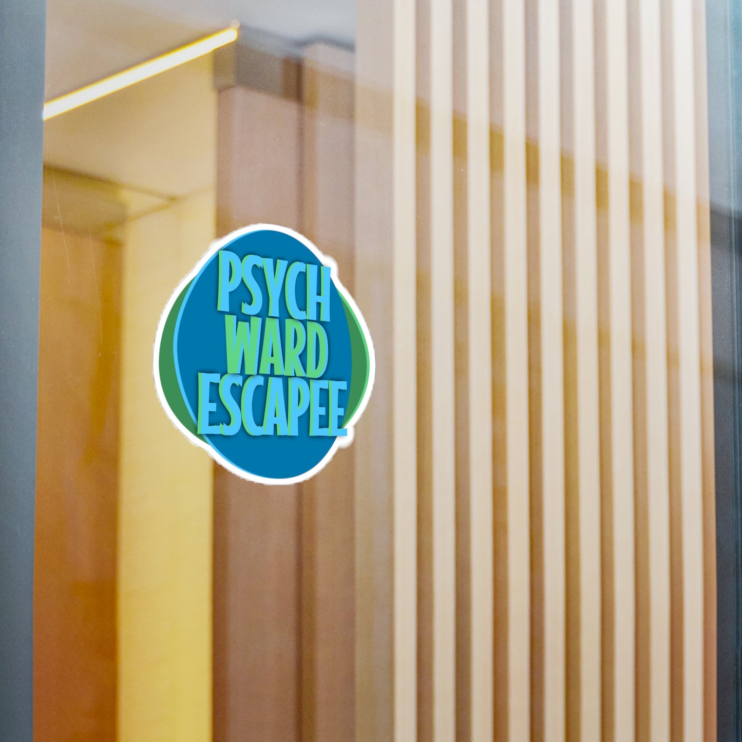 Psych Ward Escapee Kiss-Cut Vinyl Decal